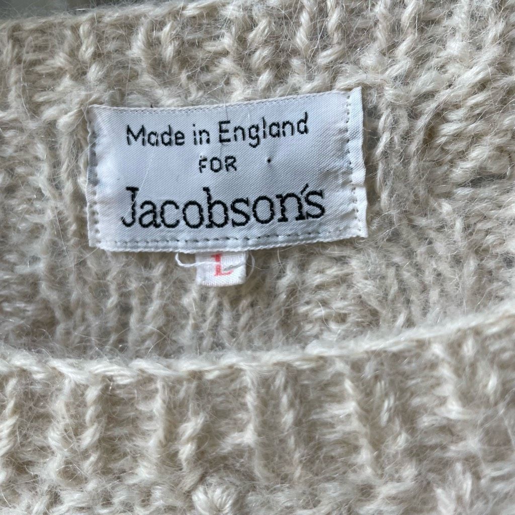 Other Vintage Olivia Paul 100% Alpaca Made in England Texture Knit Size L / US 10 / IT 46 - 3 Thumbnail
