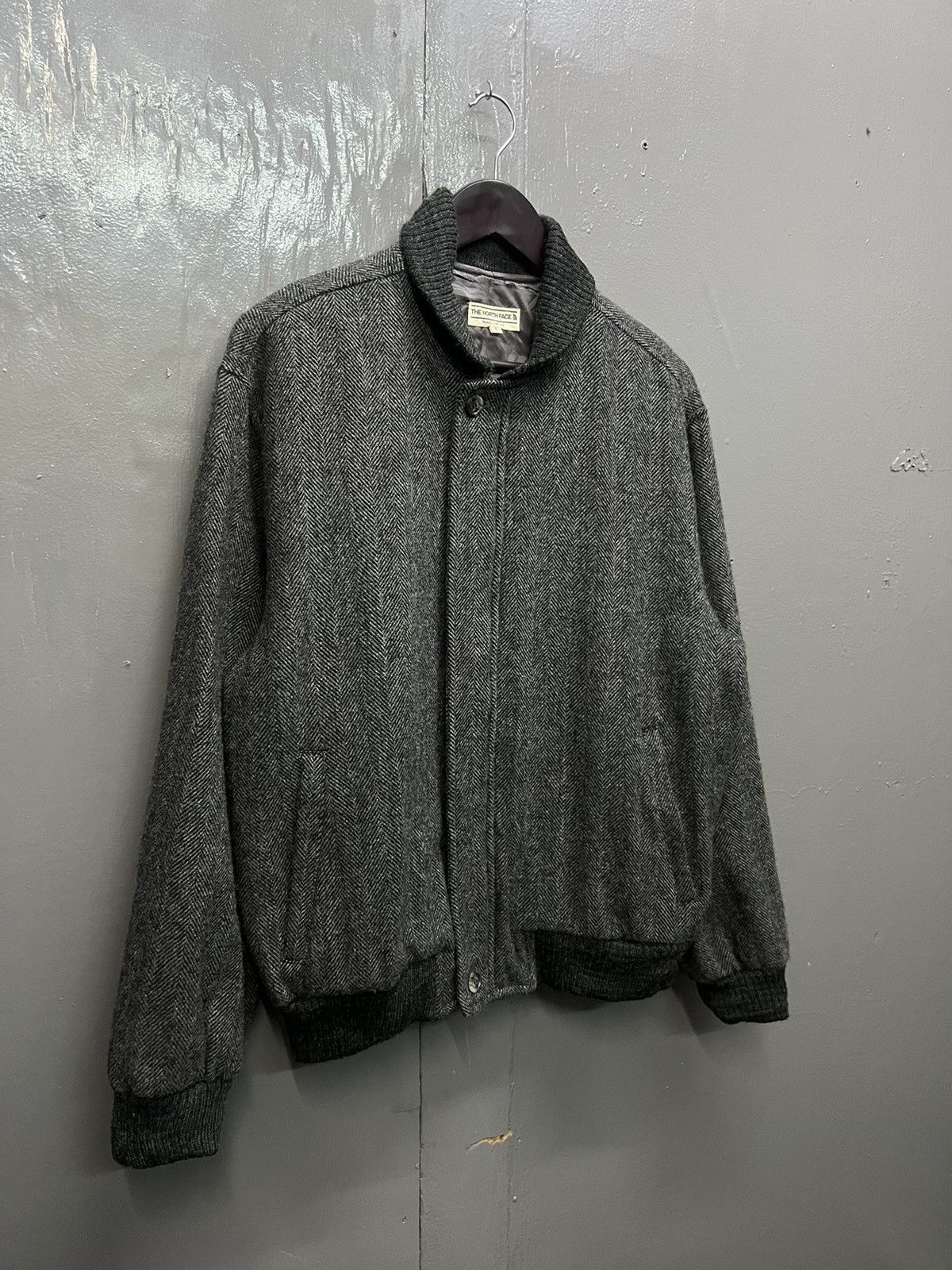 The North Face Vintaege The North Face Wool Fishbone Jacket Size US L / EU 52-54 / 3 - 4 Thumbnail