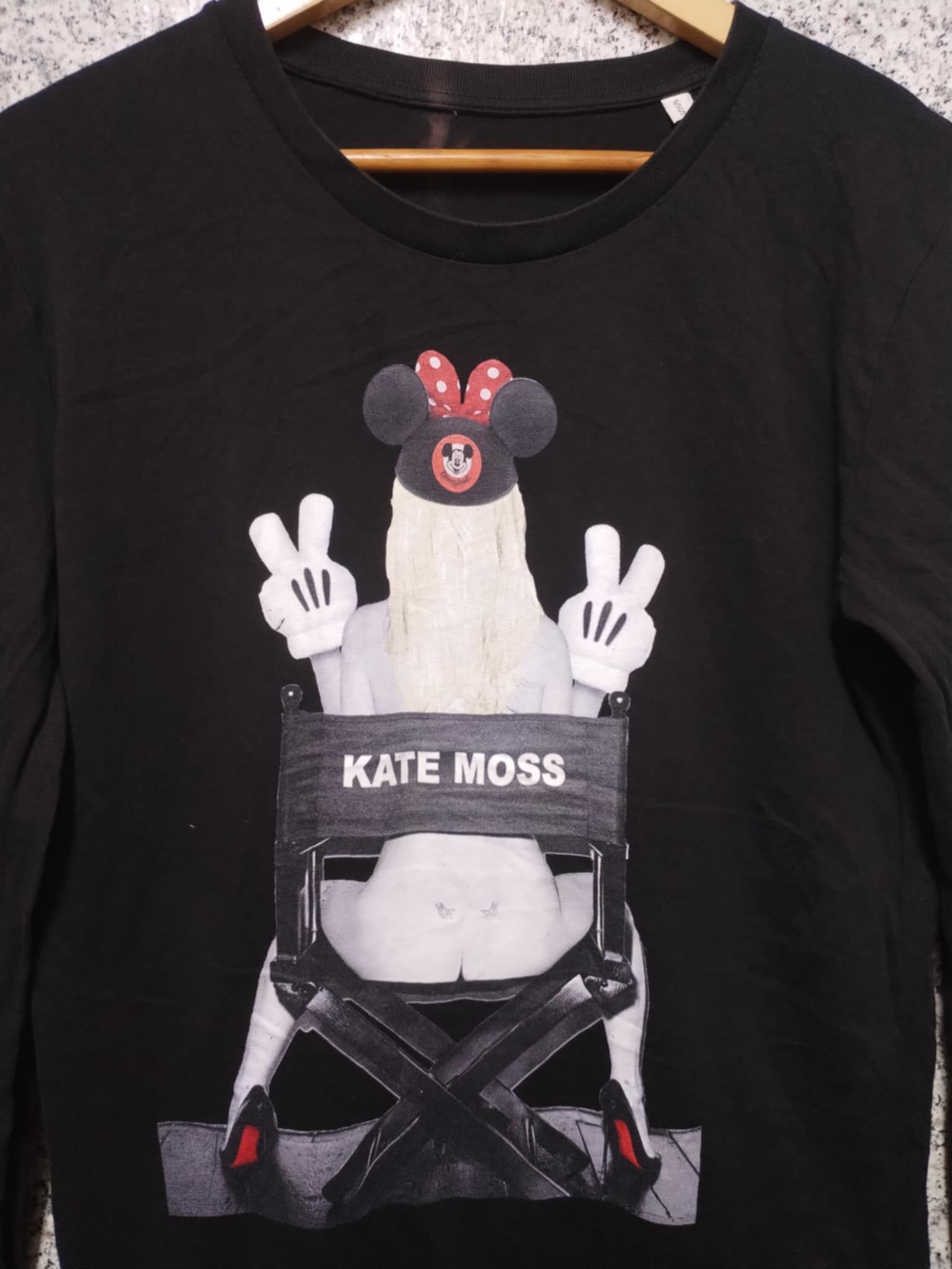 RARE‼️Kate Moss Black Tees VERY RARE