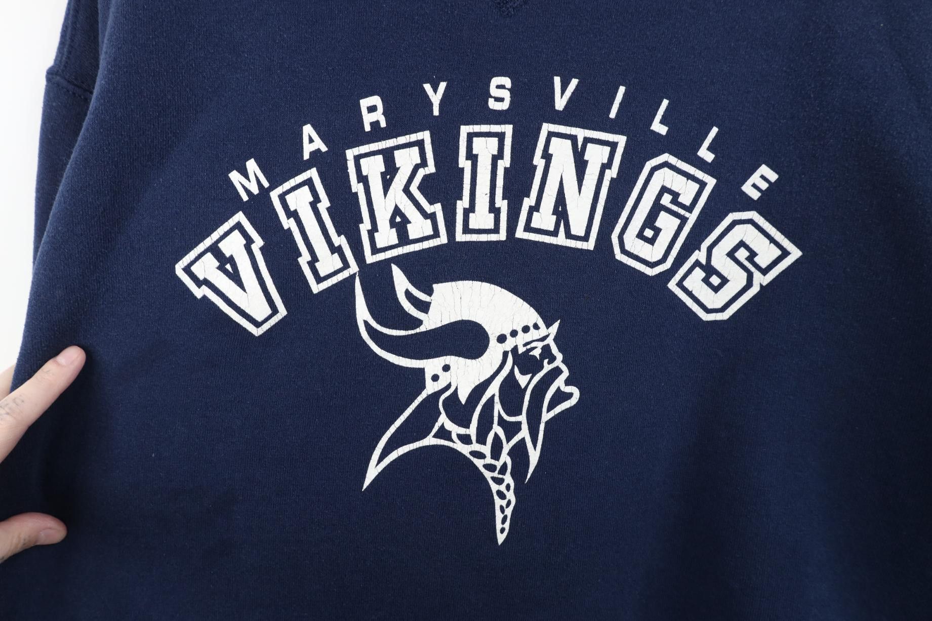 Russell Athletic Vintage 90s Russell Athletic Vikings Crewneck Sweatshirt USA Size US L / EU 52-54 / 3 - 4 Thumbnail