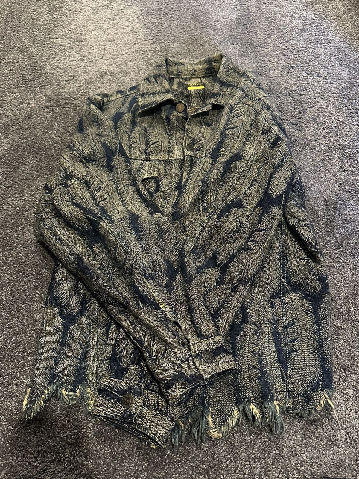 Kapital Kapital Feather Denim Jacket Buttoned Size 3 (Medium) Size US M / EU 48-50 / 2 - 2 Thumbnail