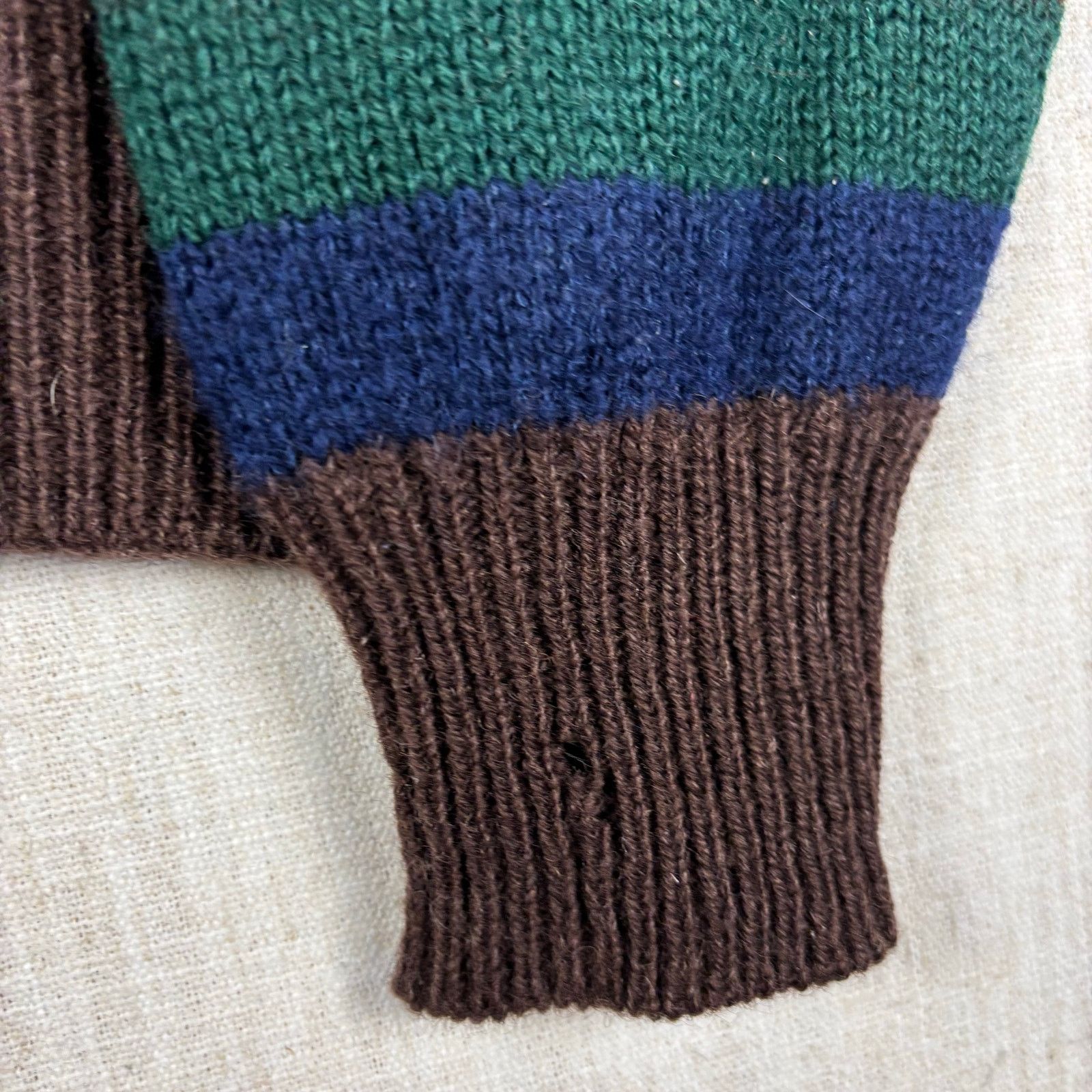 Other Vintage Lord Jeff Shetland Wool Striped Knit Medium Sweater Size US M / EU 48-50 / 2 - 6 Thumbnail