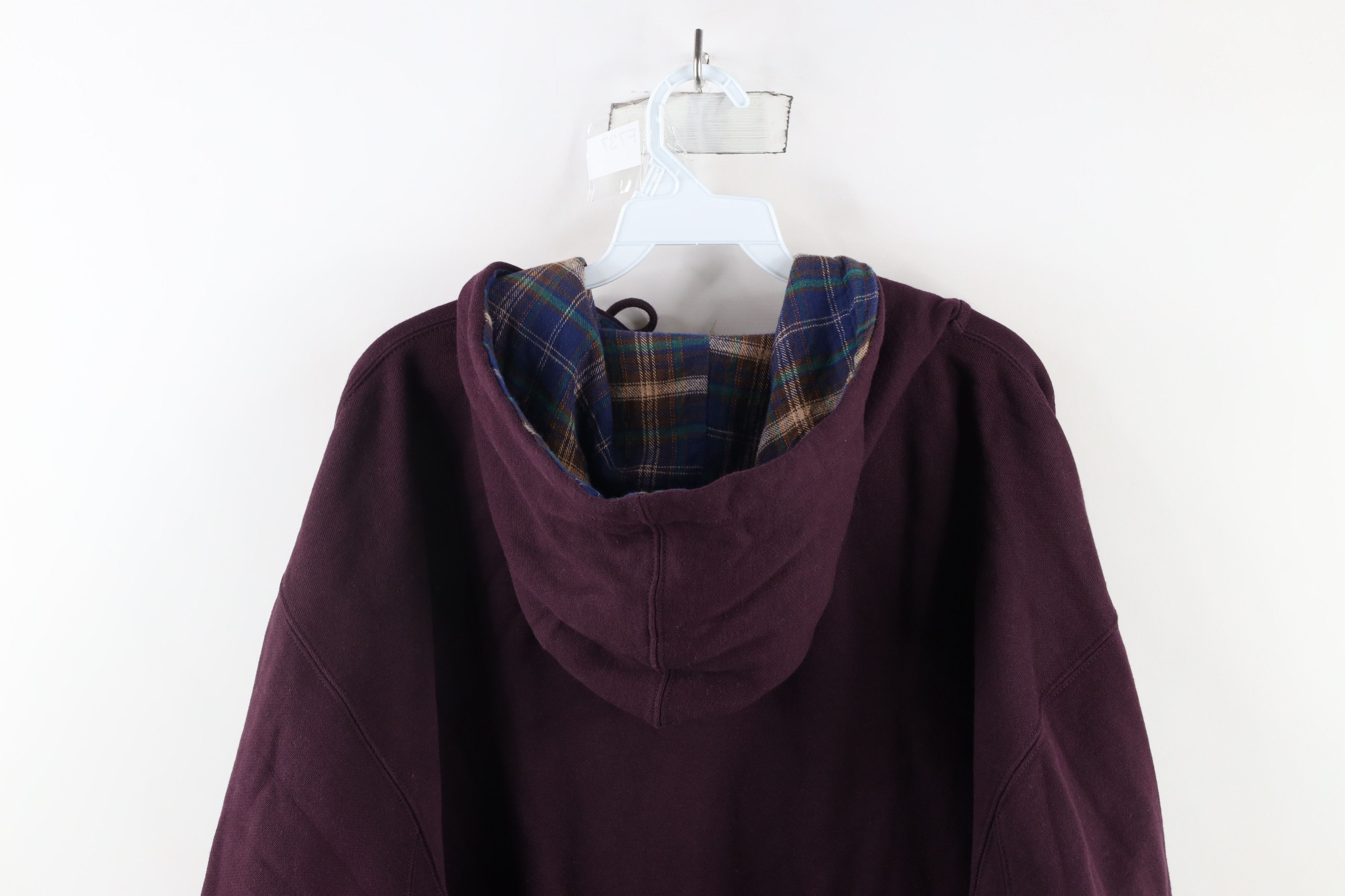 Vintage Vintage 90s Streetwear Heavyweight Pharmacist Hoodie Purple Size US M / EU 48-50 / 2 - 12 Thumbnail