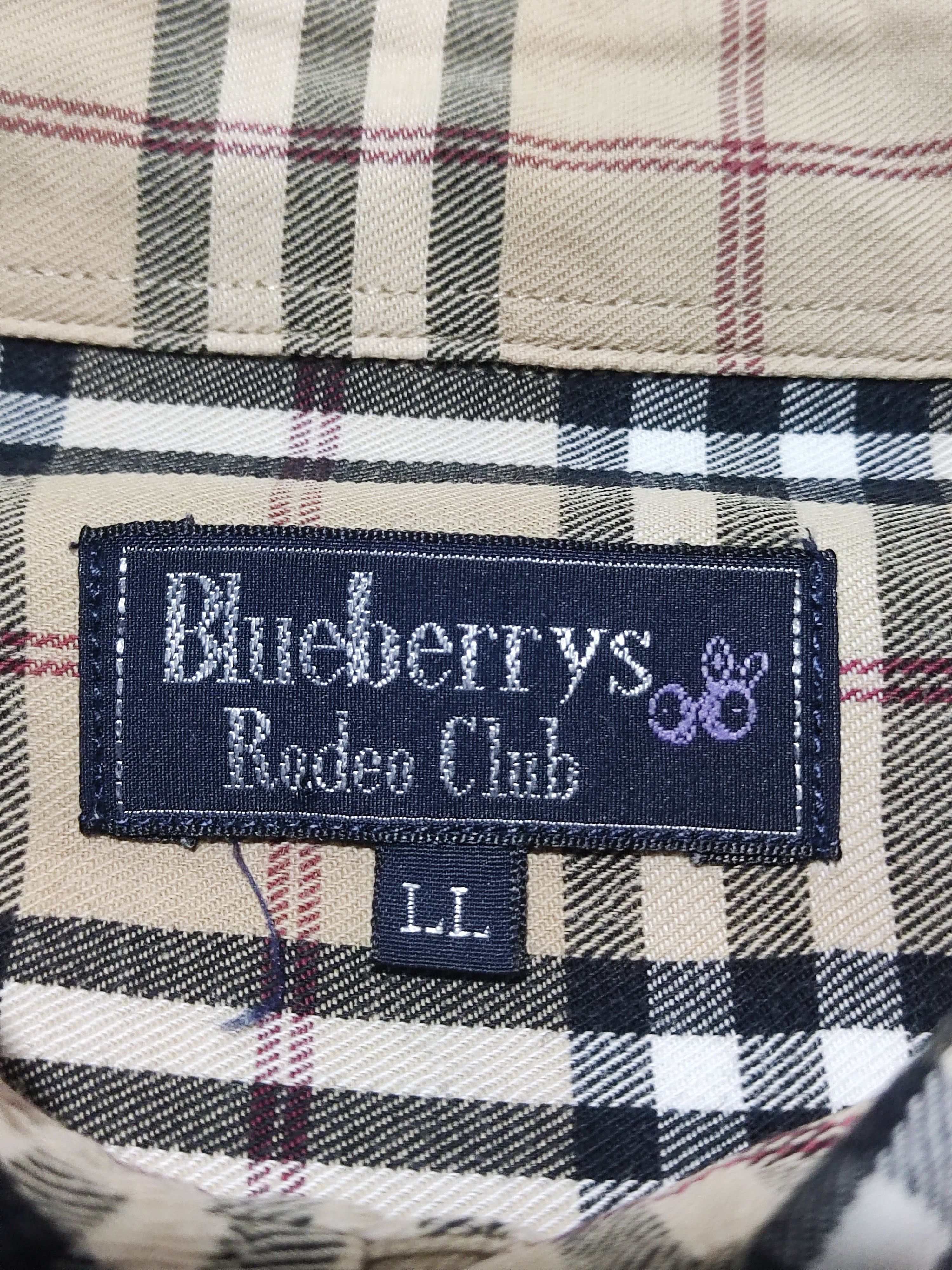 Burberry Vintage 80 Blueberrys Rodeo Club Nova Check Single Stitch Size US L / EU 52-54 / 3 - 15 Thumbnail