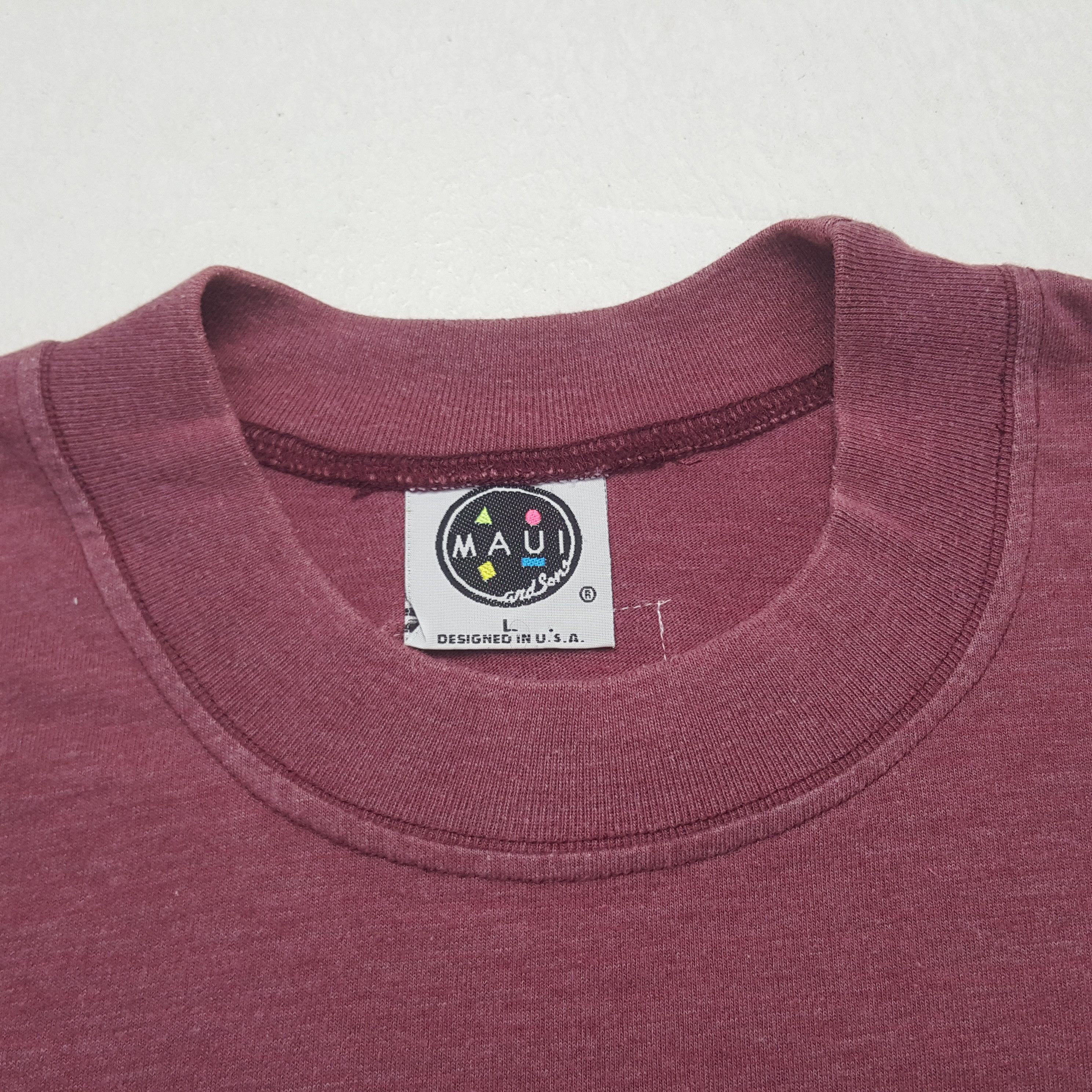 Designer Vintage MAUI HAWAII All Bite No Bark Tshirt Size US L / EU 52-54 / 3 - 5 Thumbnail
