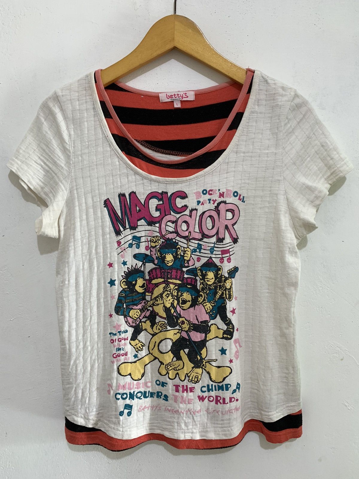 image of Archival Clothing x Beauty Beast Binding Offerbettys Magic Color Doubllayer Lgb Japanese in White, 