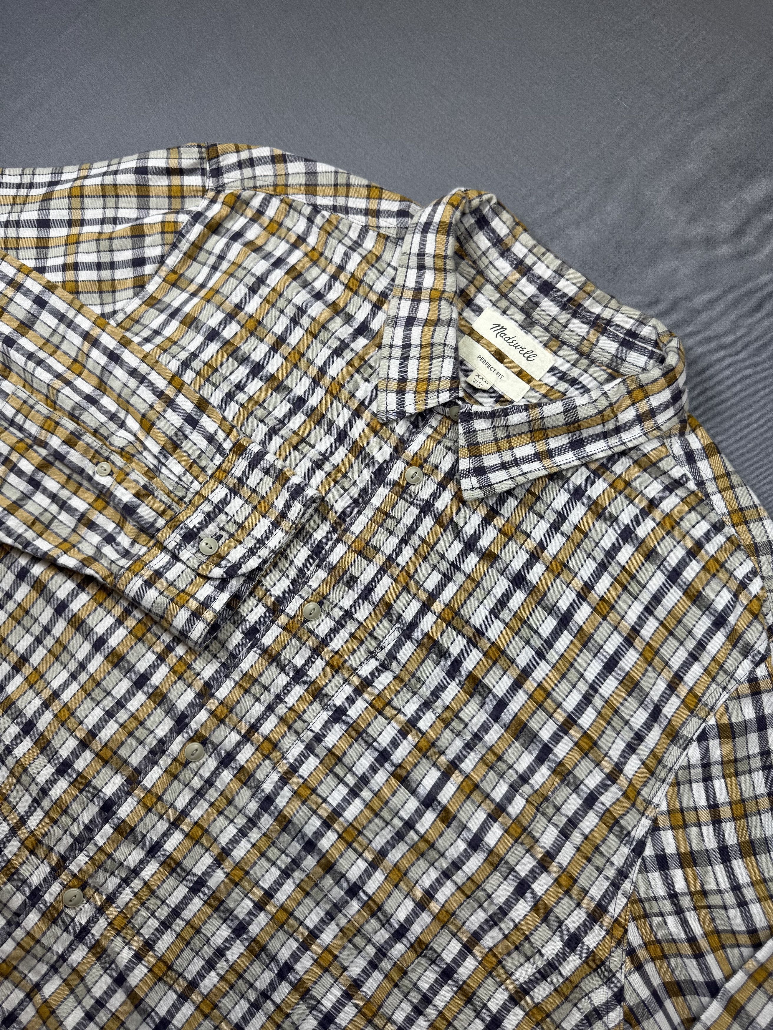 Madewell Madewell Shirt Plaid Flannel Button Down Perfect Fit Size US XXL / EU 58 / 5 - 1 Thumbnail