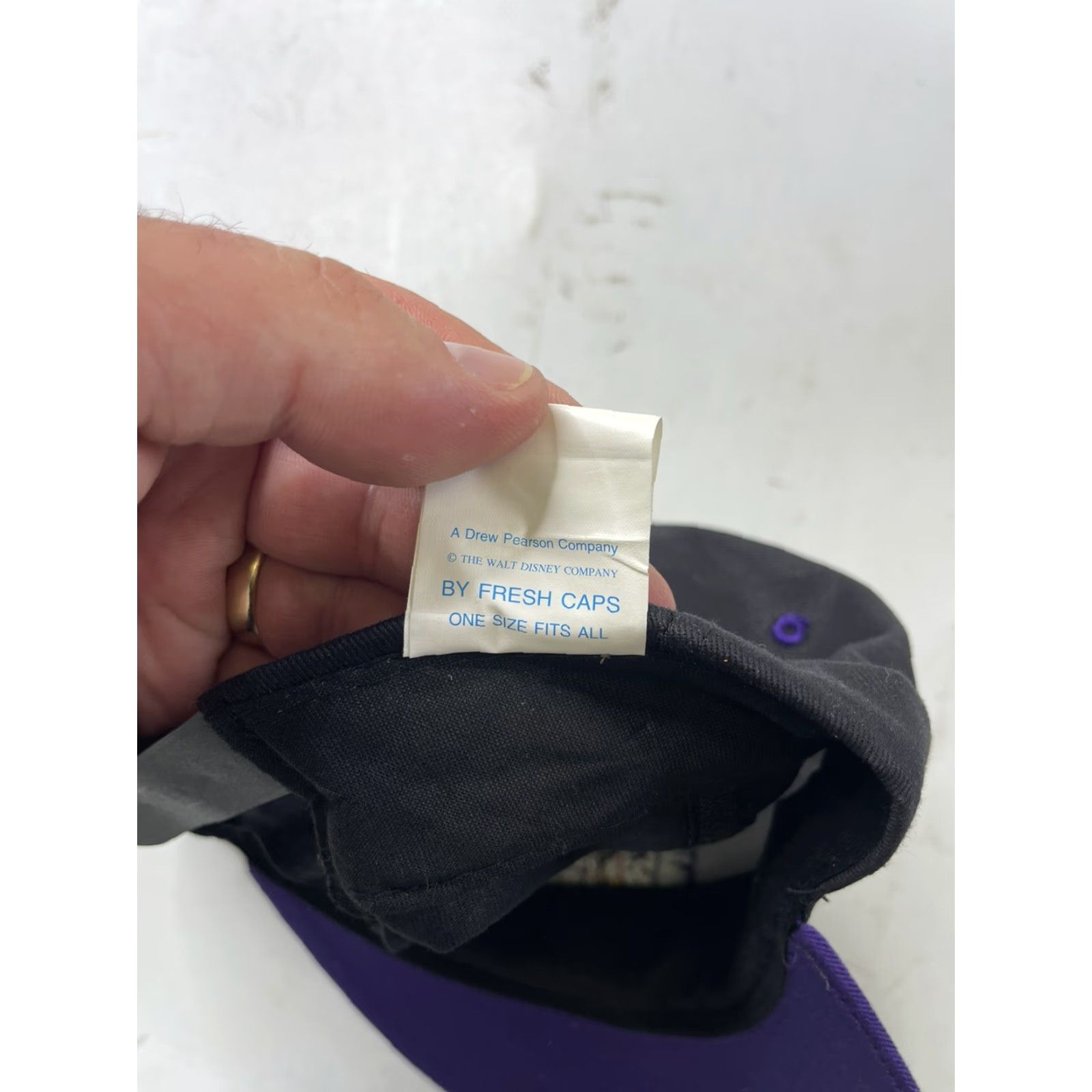 Mickey Unlimited VINTAGE Mickey Unlimited Mickey Mouse Snapback Hat Cap Black Purple Men One Size Black Purple Snapback Disney Streetwear Cap Mens Size ONE SIZE - 5 Thumbnail