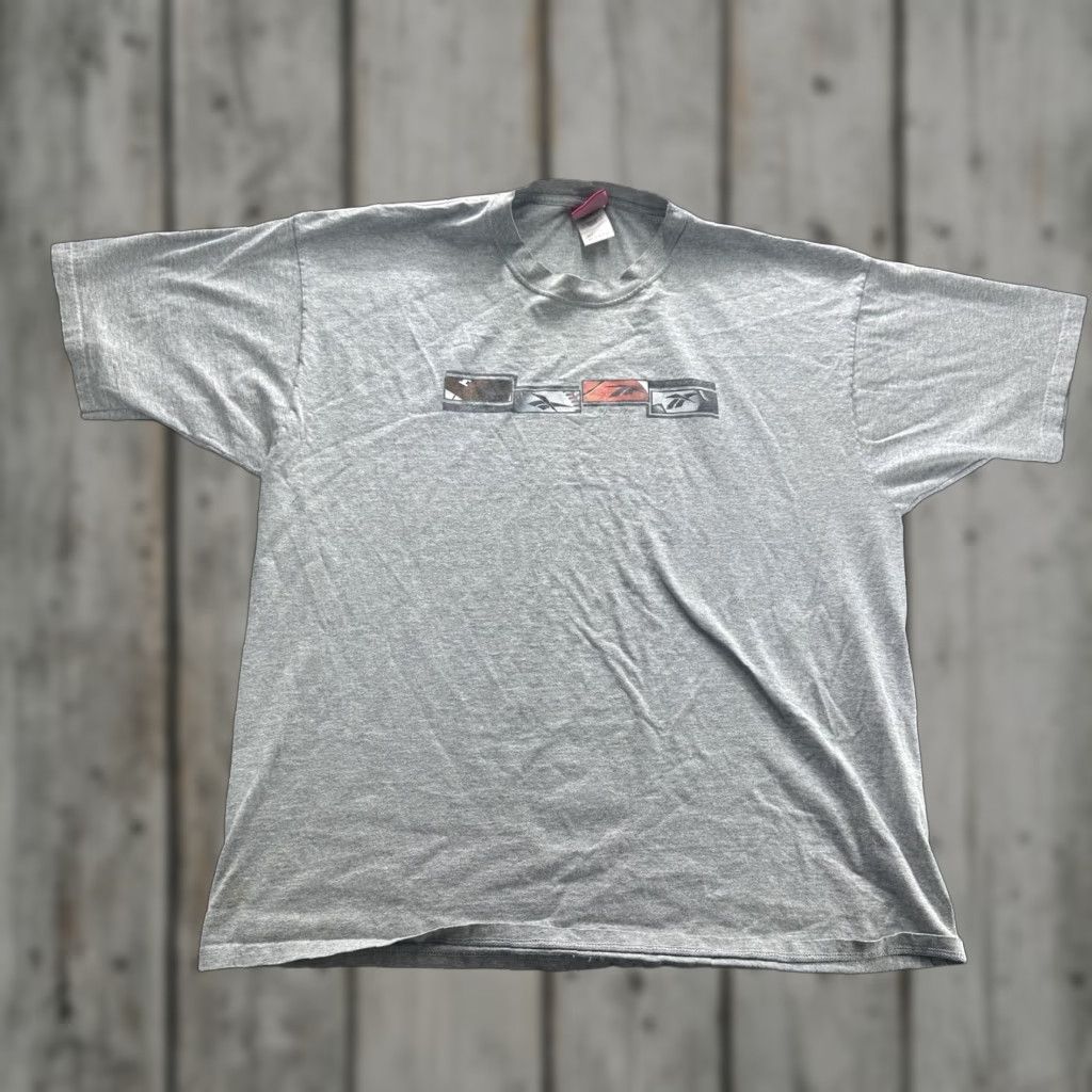 Reebok Reebok Shirt Mens XL Gray Vector Logo Graphic Tee Sports Training Casual Size US XL / EU 56 / 4 - 1 Thumbnail