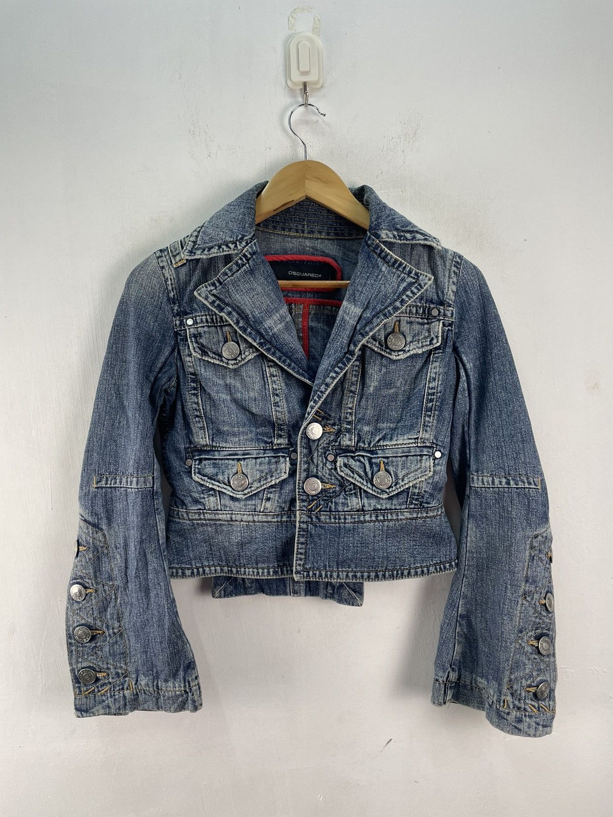 Dsquared2 Dsquared2 Trucker Denim Jacket Size S / US 4 / IT 40 - 1 Thumbnail