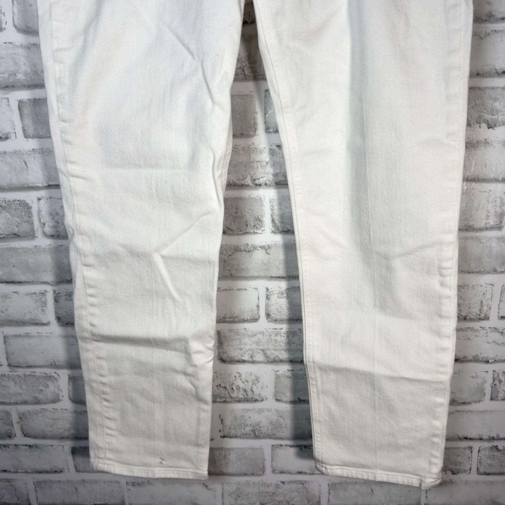 Rag & Bone Rag & Bone Dre Low Rise Boyfriend Jeans White Womens Size 28x26 Size 28" / US 6 / IT 42 - 3 Thumbnail