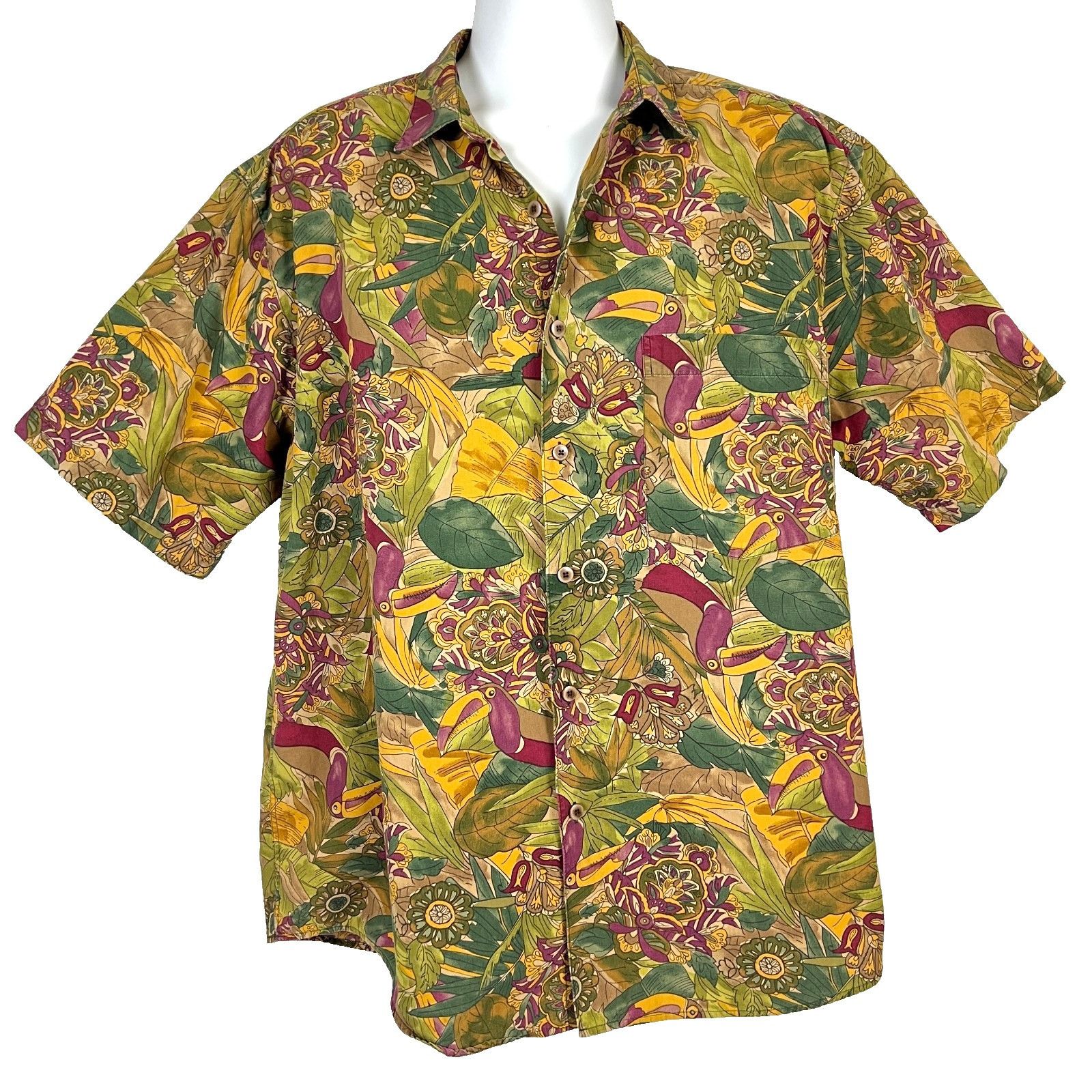 Banana Republic Banana Republic Safari Travel Co Mens Vtg Button Shirt size Size US L / EU 52-54 / 3 - 3 Thumbnail