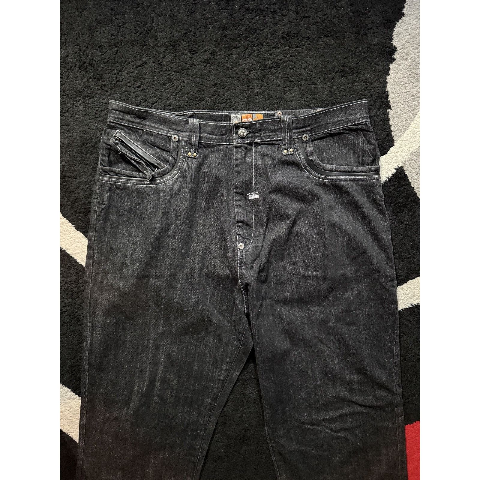 Akademiks Akademiks Men’s Denim Jeans Baggy Sz 38 – Wide Leg Y2K Style Size US 38 / EU 54 - 4 Thumbnail