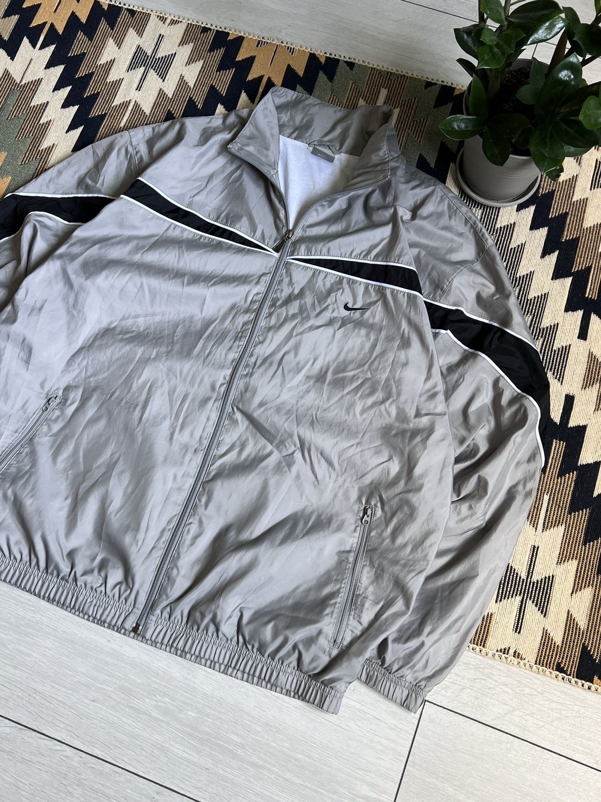 Nike Vintage Nike Nylon Y2K Track Top Jacket Size US XL / EU 56 / 4 - 4 Thumbnail