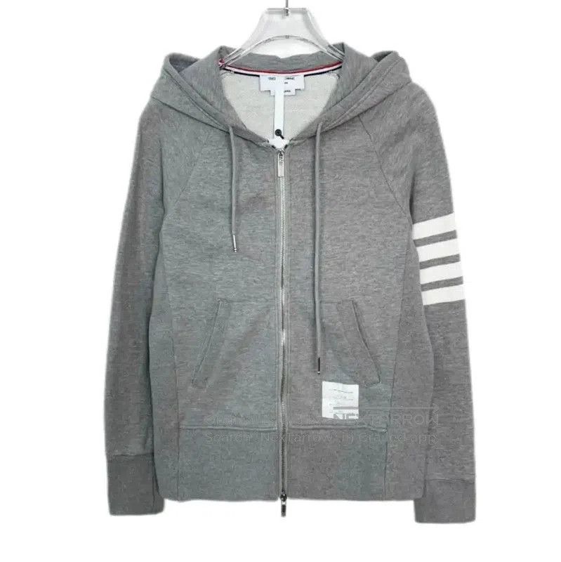 Thom Browne Thom Browne Gray Cotton Womens Hoodie . Size L / US 10 / IT 46 - 1 Thumbnail