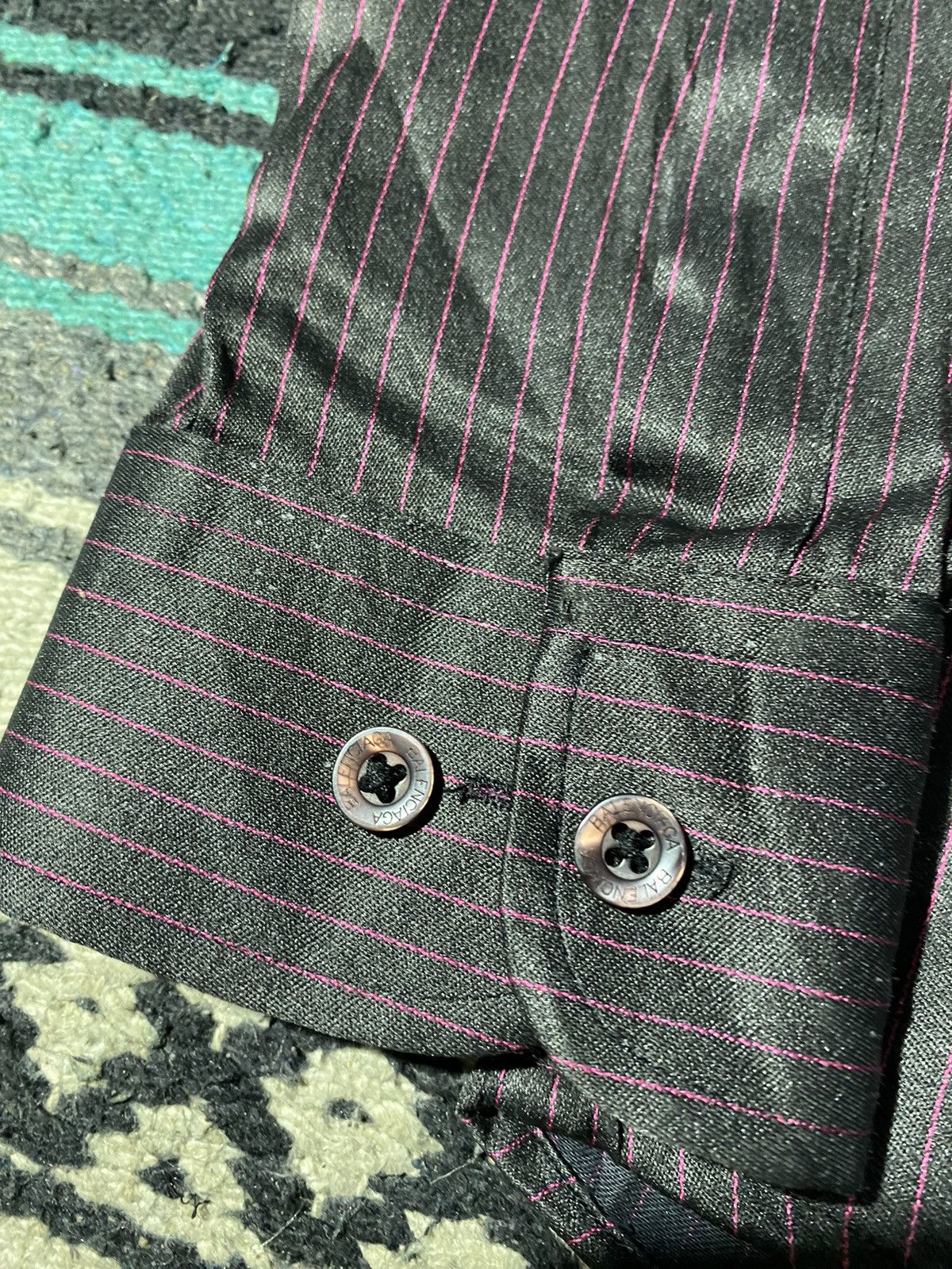 Balenciaga 2000s Balenciaga - Button Up Striped Shirt Size US M / EU 48-50 / 2 - 9 Thumbnail