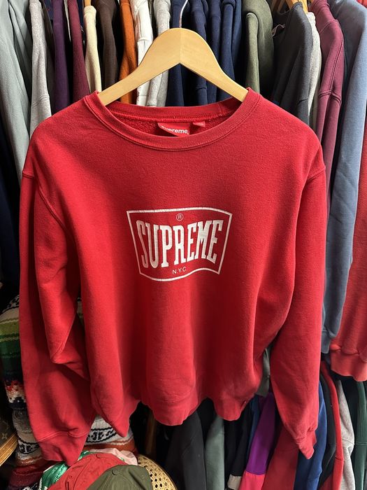 Supreme warm best sale up crewneck