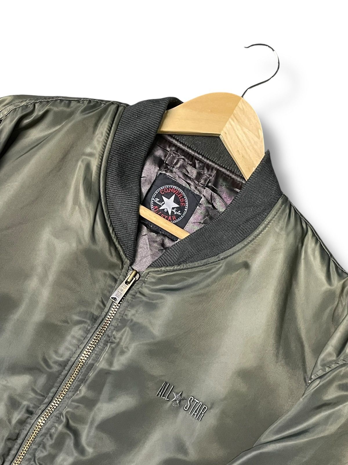 Converse × Vintage Vintage CONVERSE Bomber Jacket (71) Size US XXL / EU 58 / 5 - 6 Thumbnail