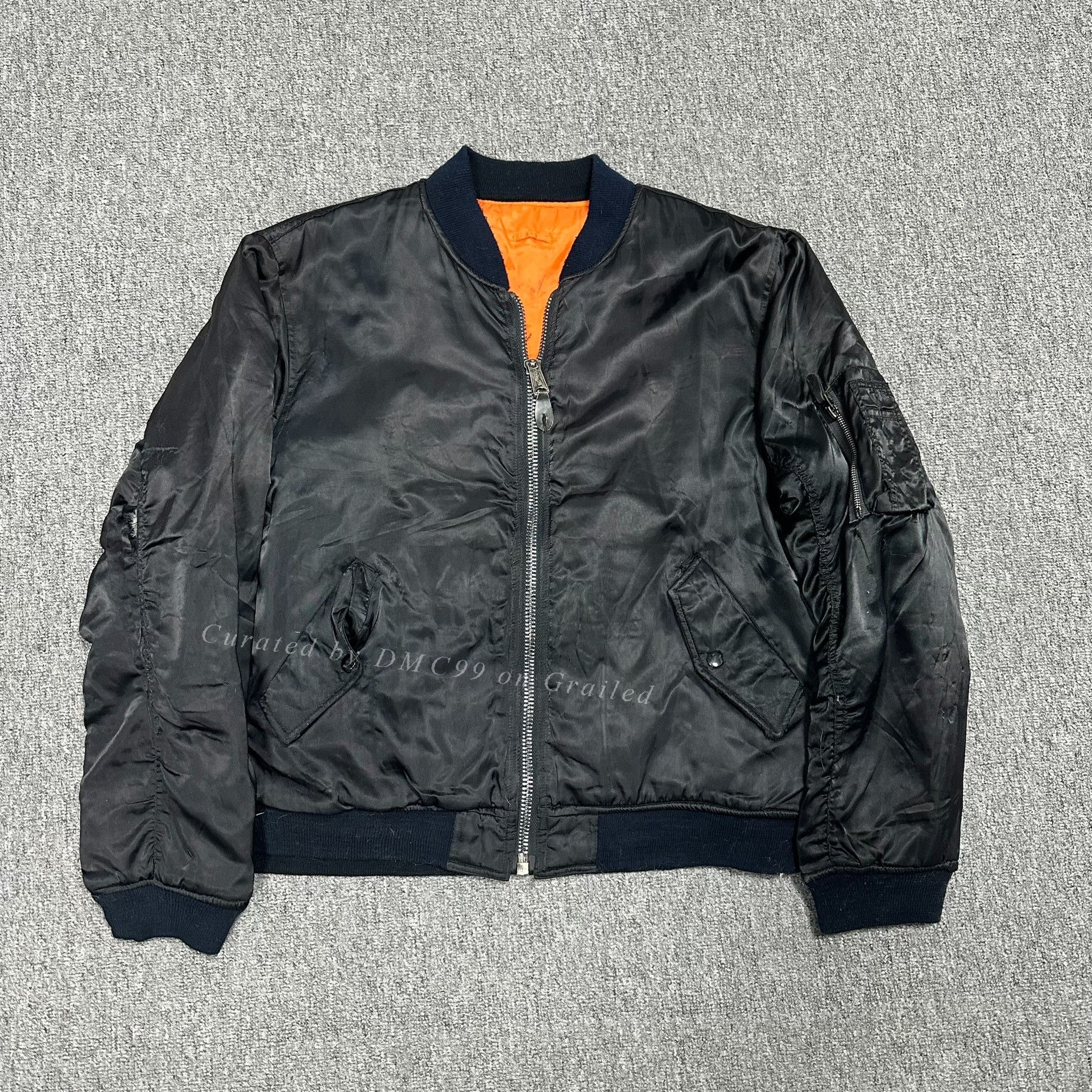 Vintage Vintage Alpha Ma-1 Bomber Jacket Size US M / EU 48-50 / 2 - 1 Thumbnail