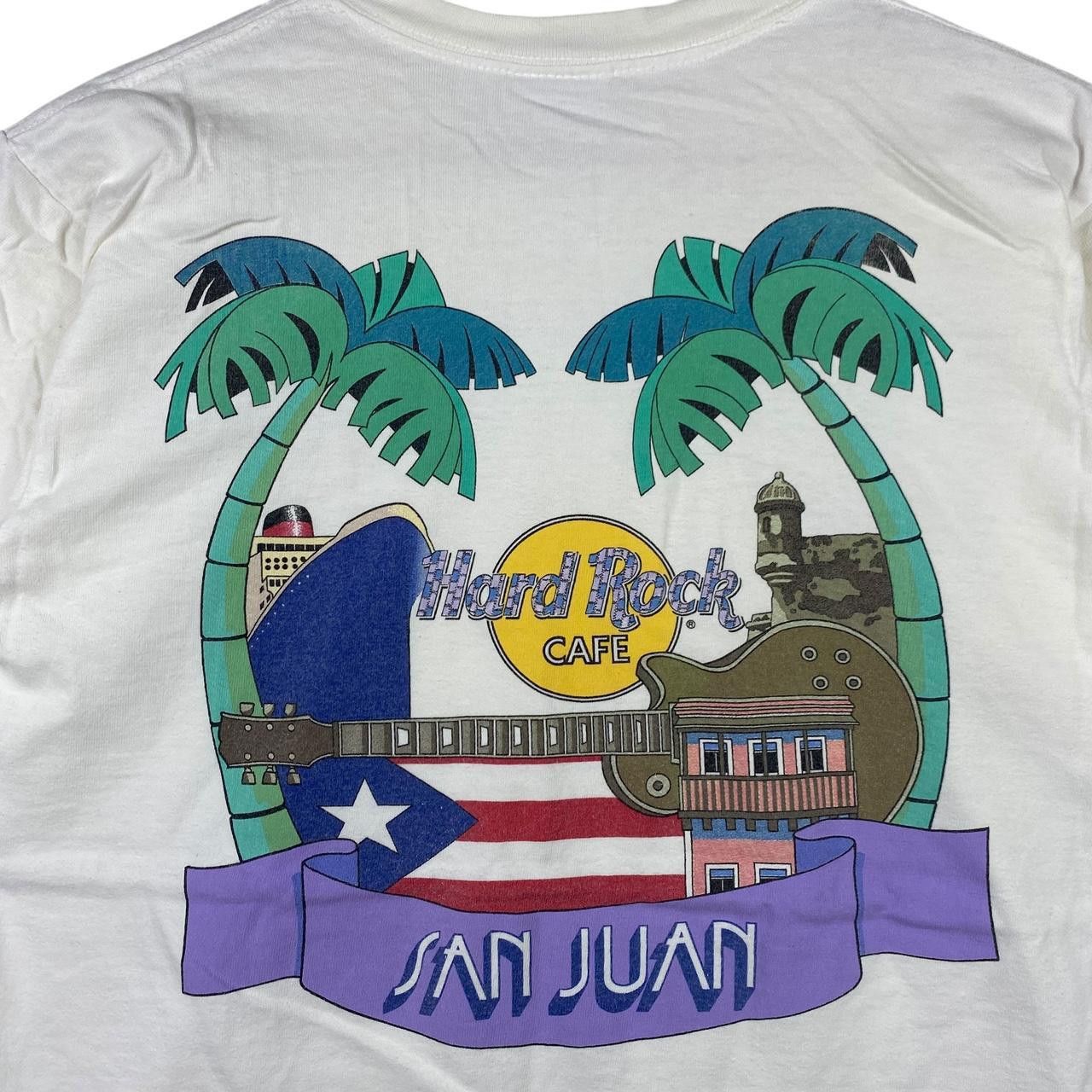 Hard Rock Cafe Vintage HARD ROCK CAFE San Juan Puerto Rico Tee Shirt Top Size US S / EU 44-46 / 1 - 5 Thumbnail