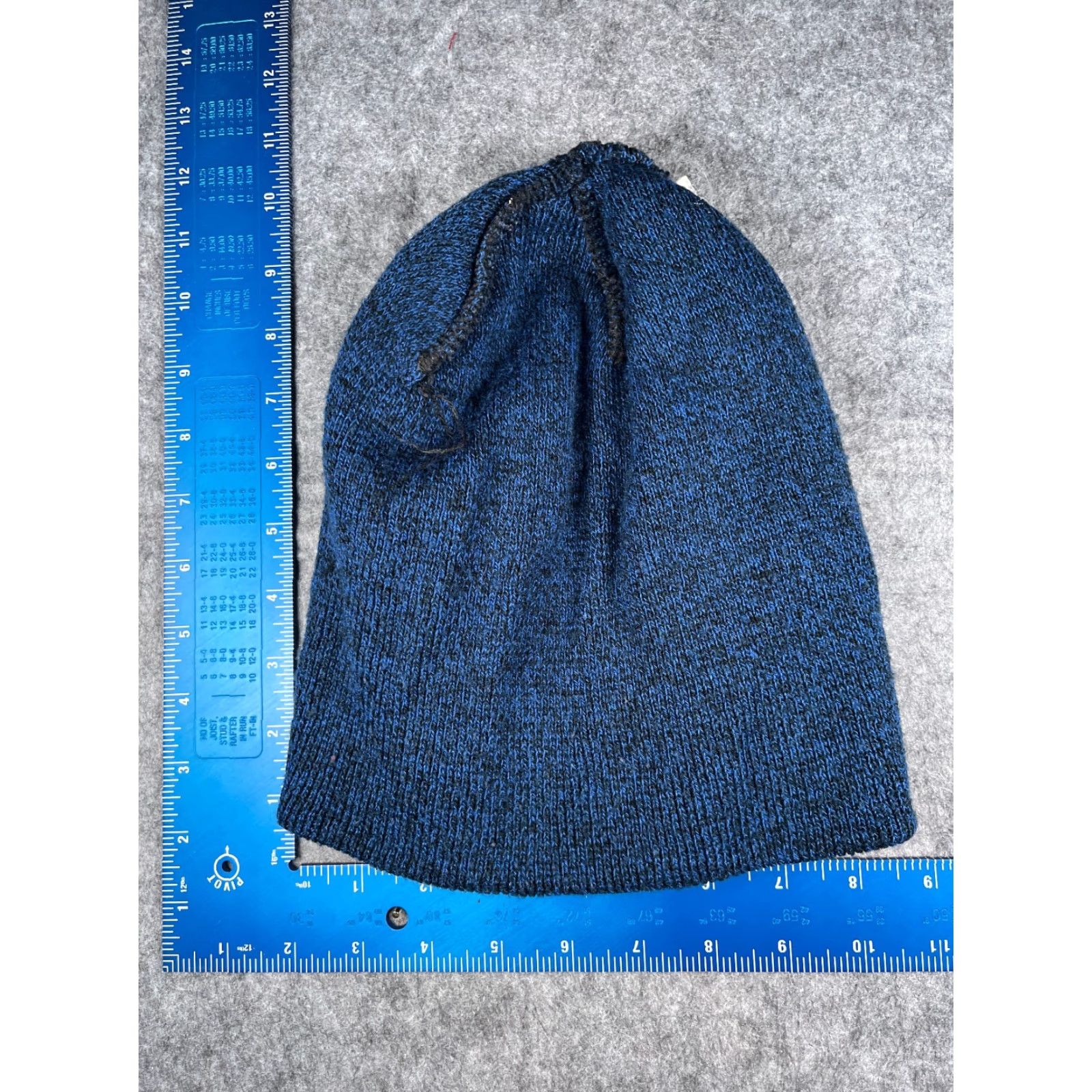 Vintage Target Beanie Toque Beanie Unisex Adults One Size Blue Knit Acrylic Blend Ski Logo 90s Womens Mens Size ONE SIZE - 5 Thumbnail