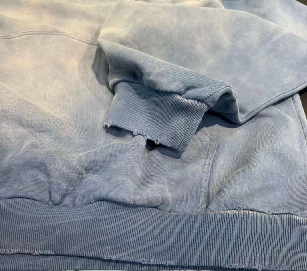 Balenciaga o1la1rc1a1224 Be Kind Round Hoodie in Blue/White Size US S / EU 44-46 / 1 - 5 Thumbnail