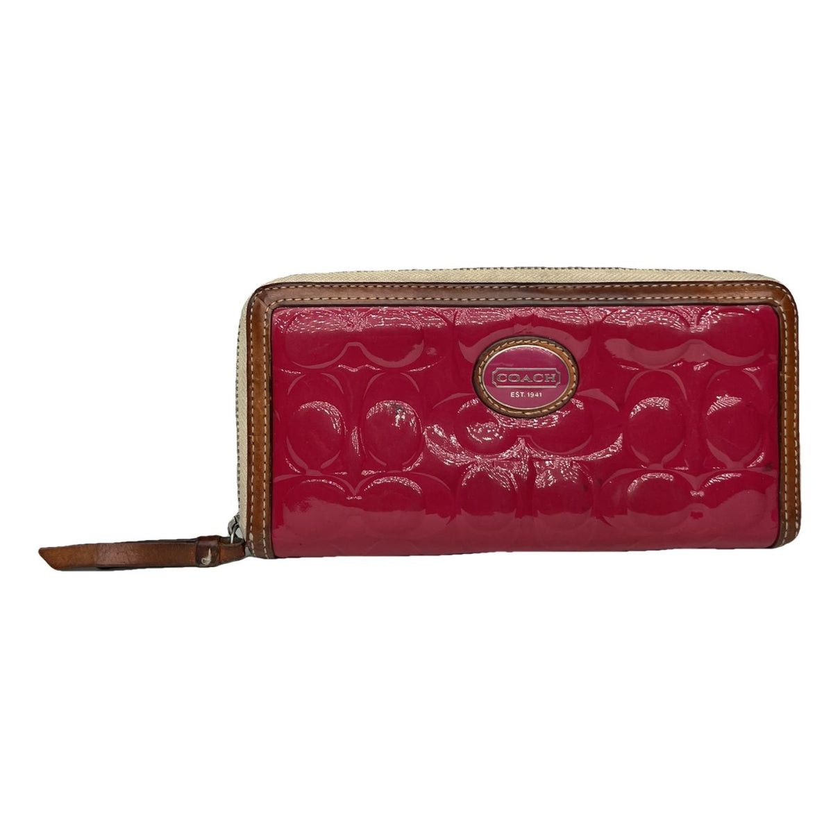 Coach Cartable mini sierra Red Patent Leather Wallet Size ONE SIZE - 1 Thumbnail
