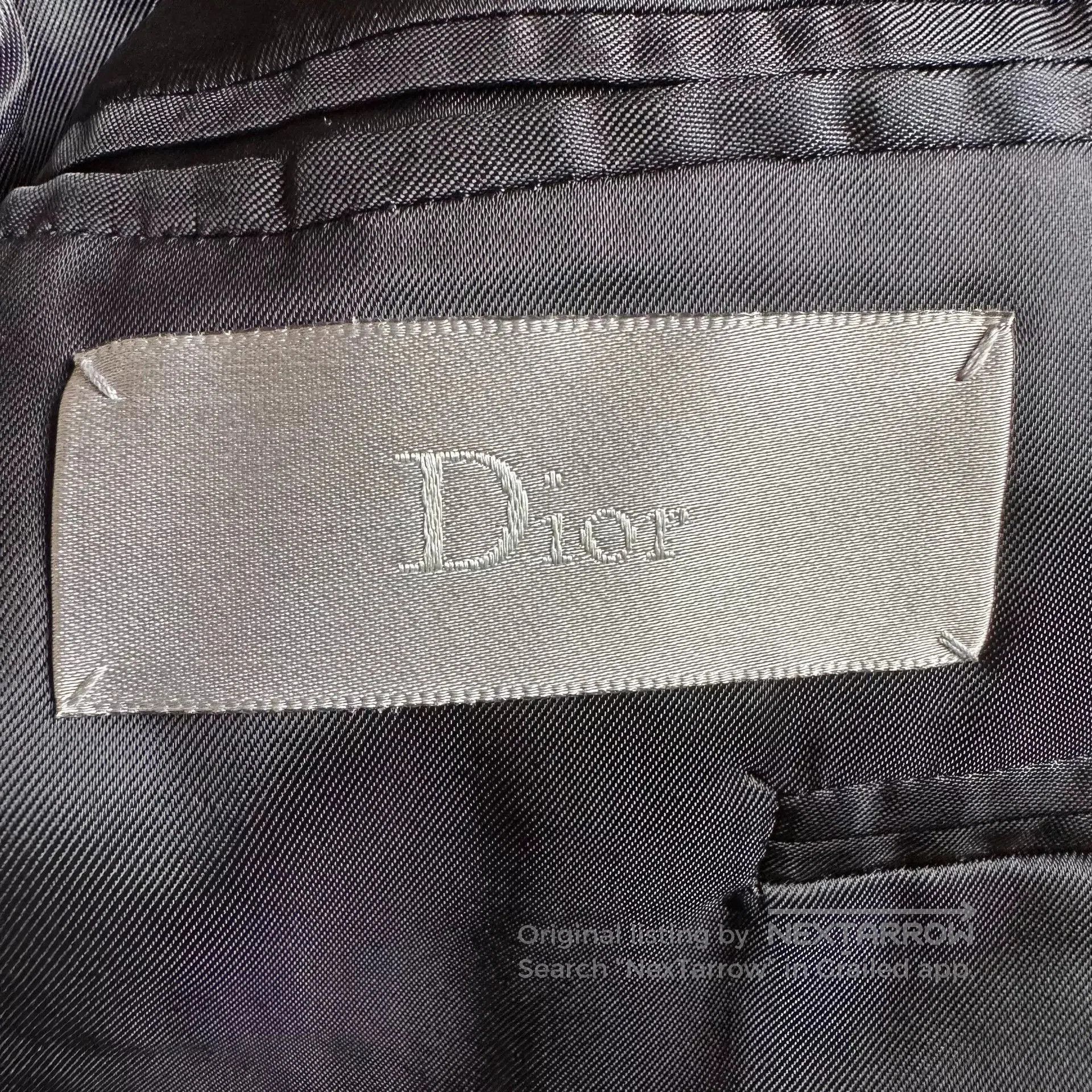 Dior Dior Round Brooch Linen Blazer. Size US M / EU 48-50 / 2 - 4 Thumbnail