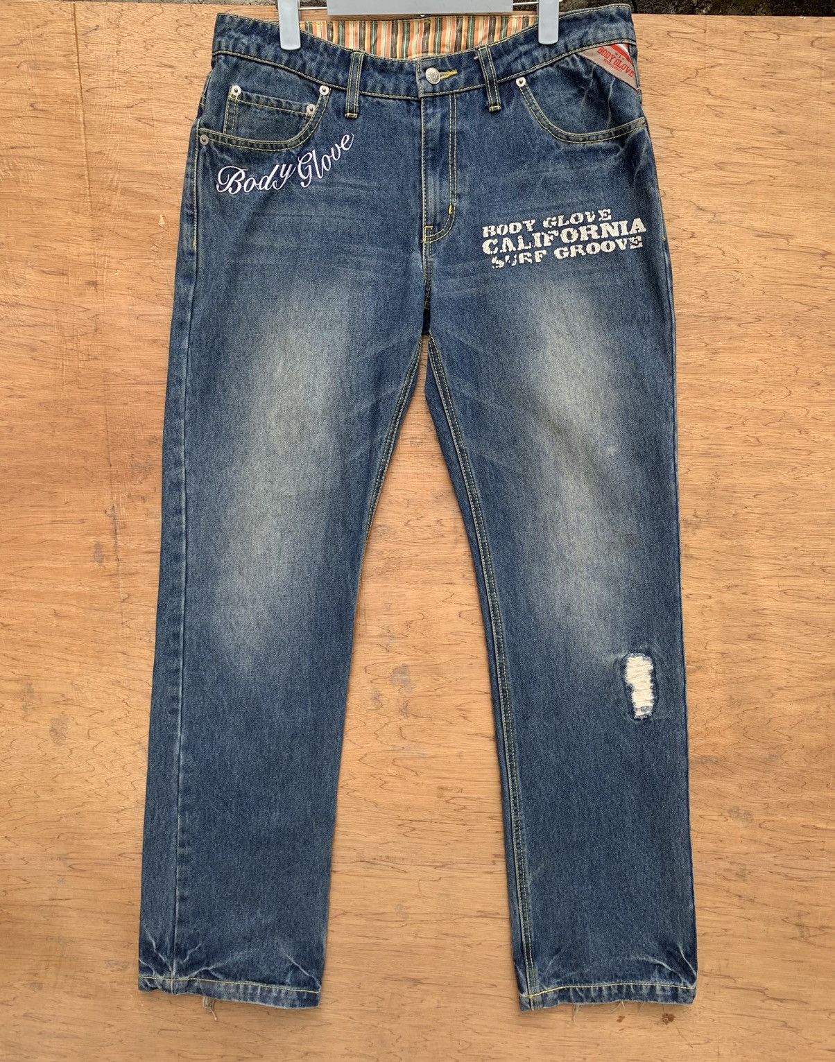 Body Glove Body Glove California Surf Groove Denim Pants Size US 32 / EU 48 - 3 Thumbnail