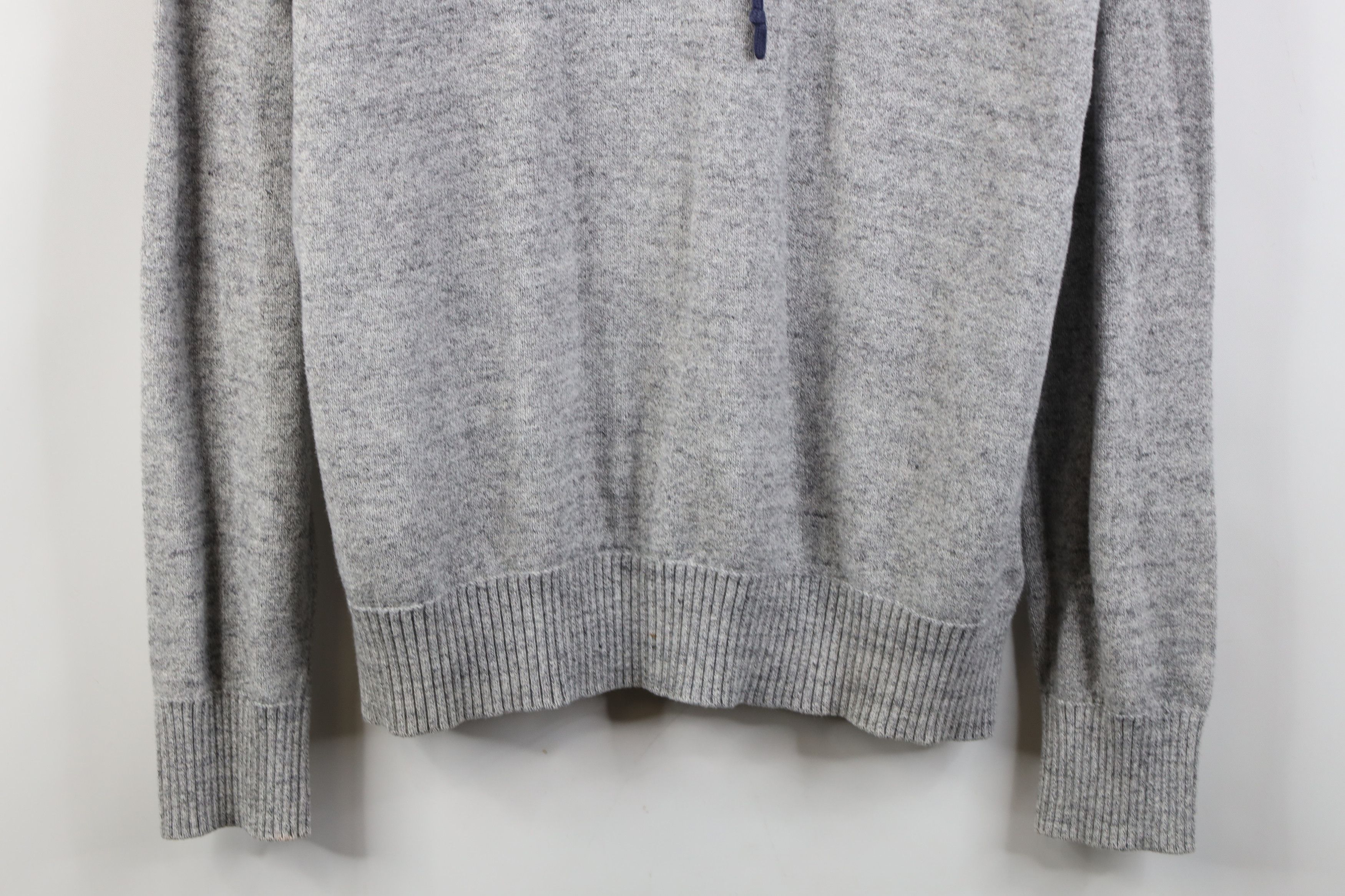 Gap Vintage Y2K Gap Jersey Knit Hoodie Sweater Heather Gray Size US L / EU 52-54 / 3 - 3 Thumbnail