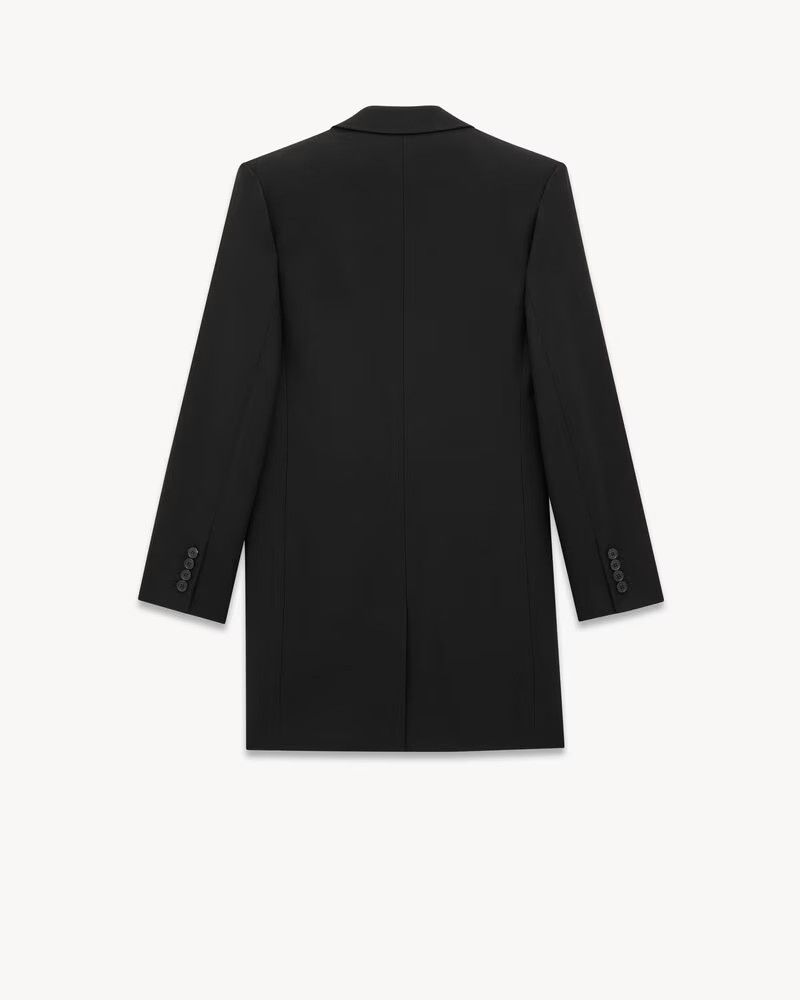 Saint Laurent Paris o1bcso1str1024 Veste Boutons Jacket in Black Size US XL / EU 56 / 4 - 3 Thumbnail