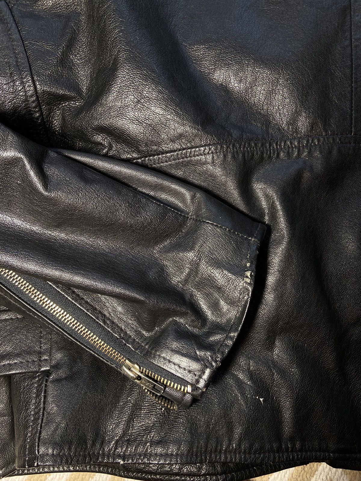 Nice leather jacket vintage 00s motorcycle jacket