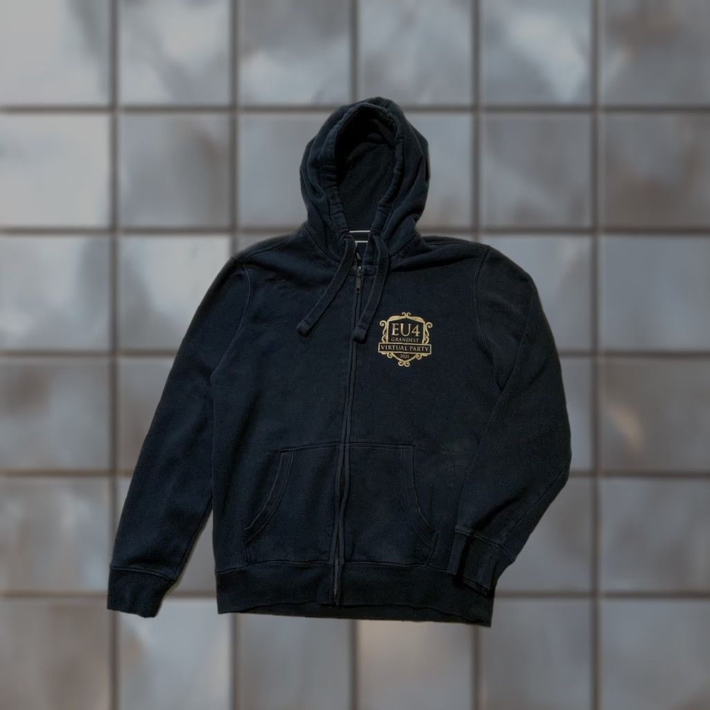 Vintage Europa Universalis IV Grandest Virtual Party ’21 Strategy Gaming Full Zip Hoodie M Black Mens Sz.M Kariban Size US M / EU 48-50 / 2 - 1 Thumbnail
