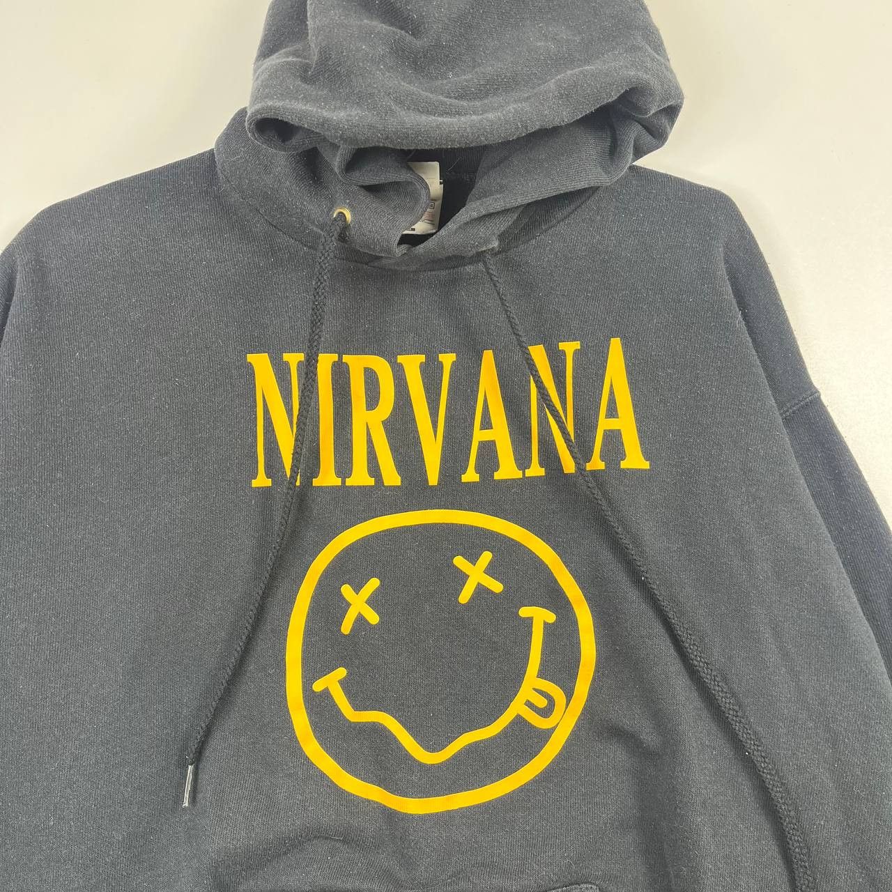 Other Nirvana Smiley Face Hoodie Vintage Band Graphic Pullover M Size US M / EU 48-50 / 2 - 2 Thumbnail