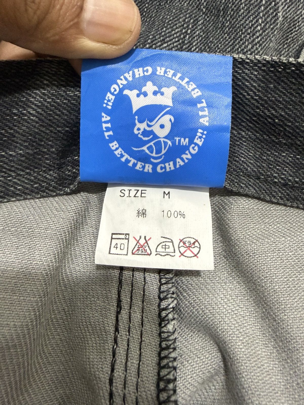 Slayer Japan Brand SLAYER GUARD FORCE Double Knee Pants Denim Style Size US 32 / EU 48 - 10 Thumbnail