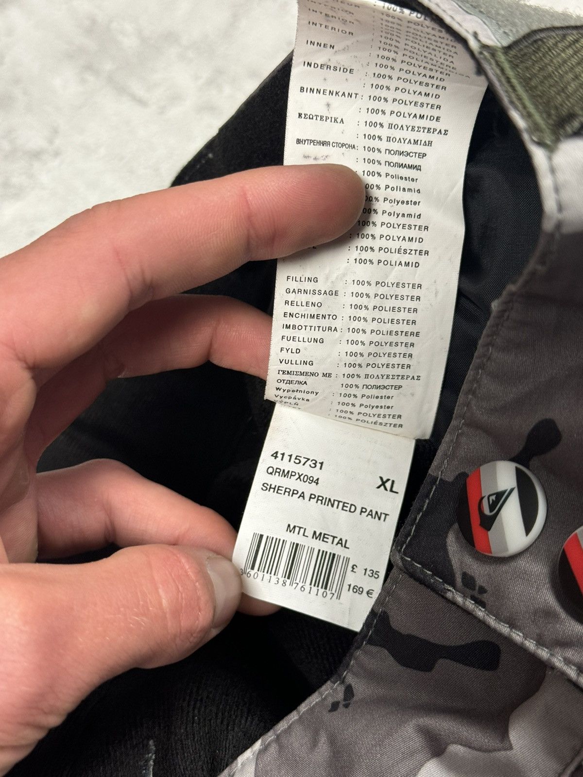 Quicksilver Quiksilver Utility Sherpa Printed Camo Ski Pants Size XL Size US 36 / EU 52 - 19 Thumbnail