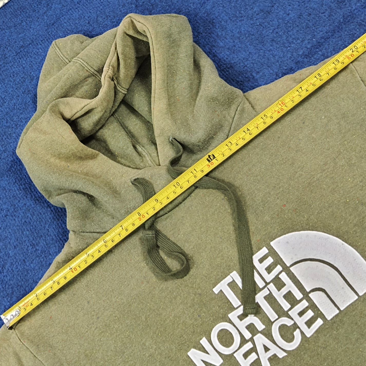 The North Face Vintage The North Face Hoodie Speckled Olive Green C288N23 Size US L / EU 52-54 / 3 - 10 Thumbnail