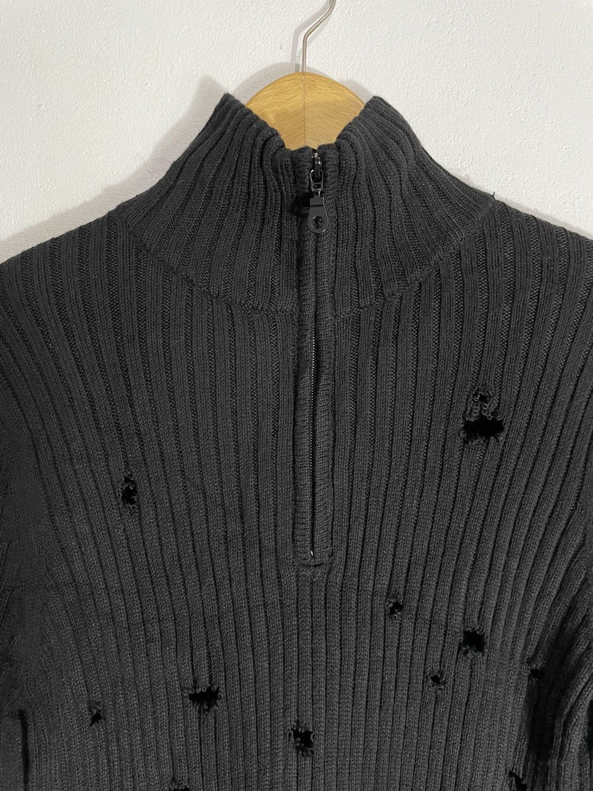 If Six Was Nine Japan Distressed Zip Knitt Jacket ifsix lgb kmrii style Size US M / EU 48-50 / 2 - 4 Thumbnail
