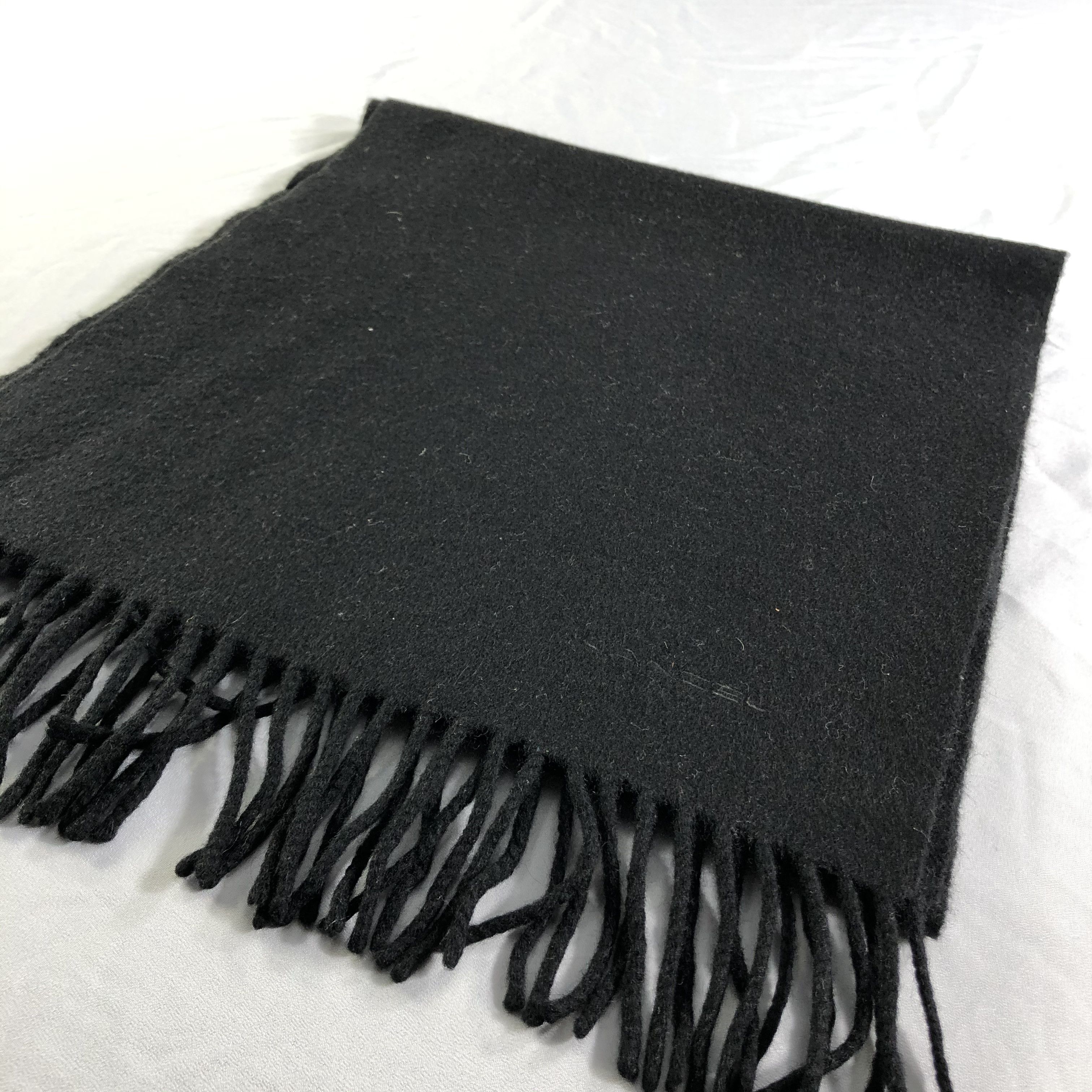 Lancel Lancel Plain Cashmere Scarf Muffler Neckwear V2370 Size ONE SIZE - 3 Thumbnail