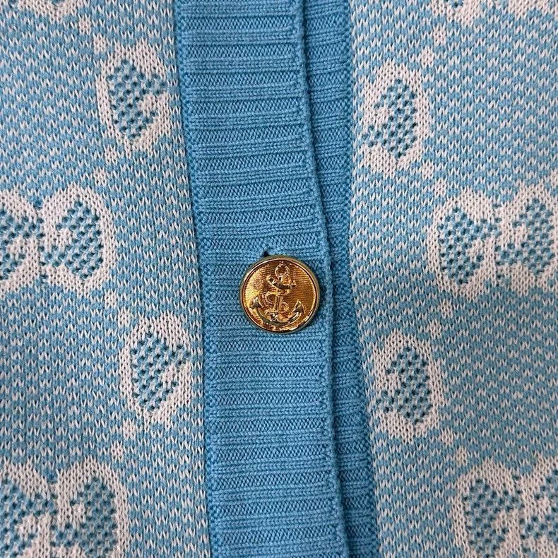 Gucci Gucci Blue full-print gold buckle knit 2506-Nextarrow Size M / US 6-8 / IT 42-44 - 3 Thumbnail