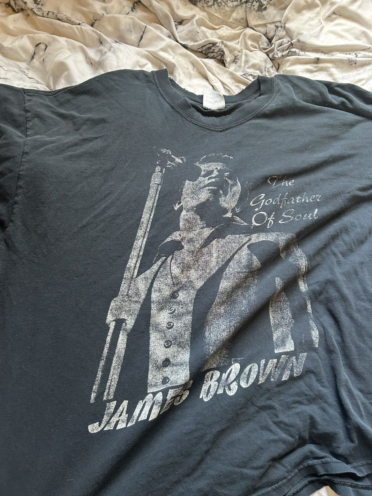 Jerzees × Vintage James Brown Tee w Vintage Jerzee tag Size US XXL / EU 58 / 5 - 2 Thumbnail