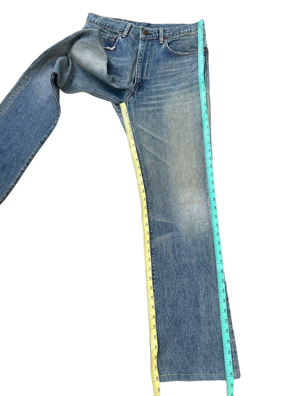 Levi's Vintage Clothing VTG 2002 LVC Levi’s 517 Big E Mud Wash Denim Flared Jeans Size US 32 / EU 48 - 5 Thumbnail