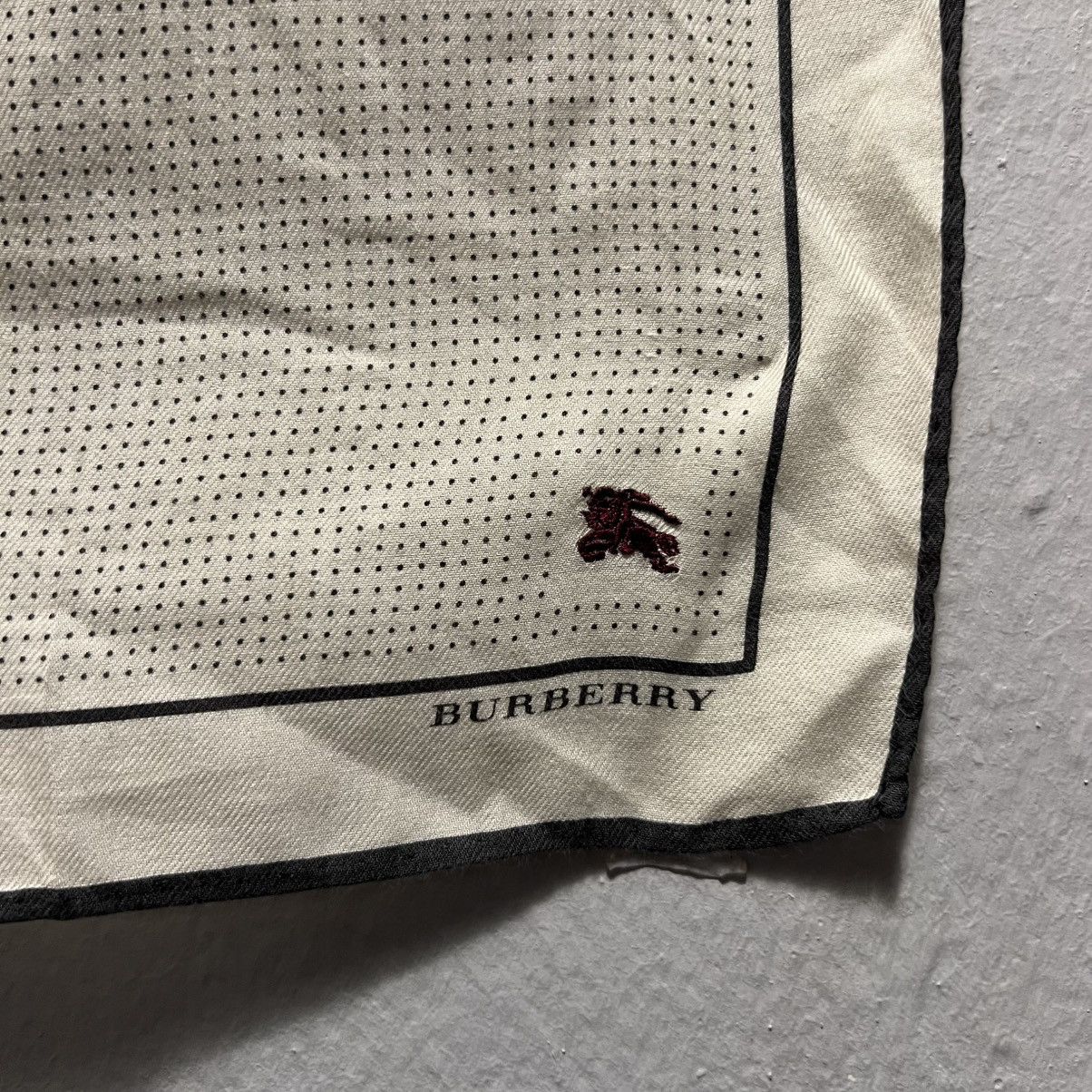 Burberry Burberry Dotted Print Scarf Size ONE SIZE - 2 Thumbnail