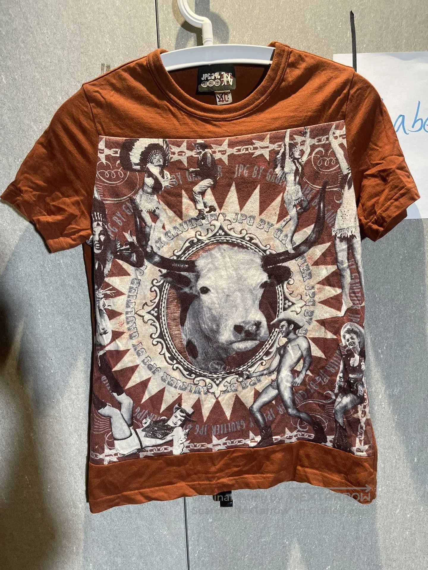 Jean Paul Gaultier Jean Paul Gaultier Archive Beef Head Print Short Sleeve. Size S / US 4 / IT 40 - 1 Thumbnail