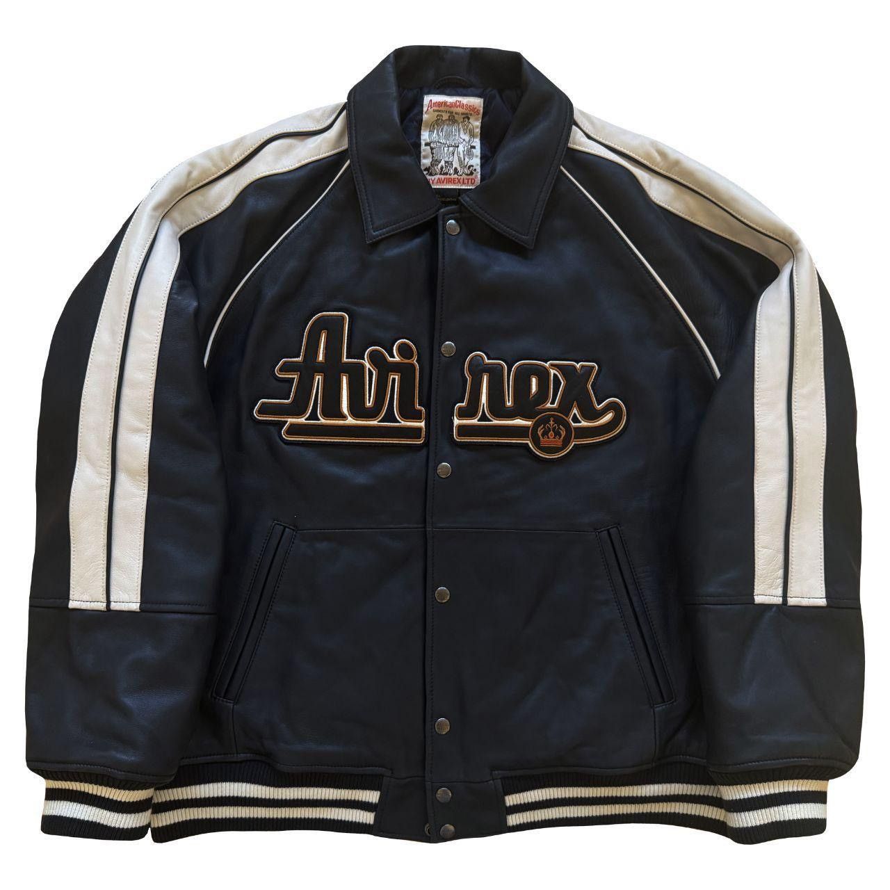 Avirex Avirex Leather Varsity Jacket Size US XL / EU 56 / 4 - 1 Thumbnail