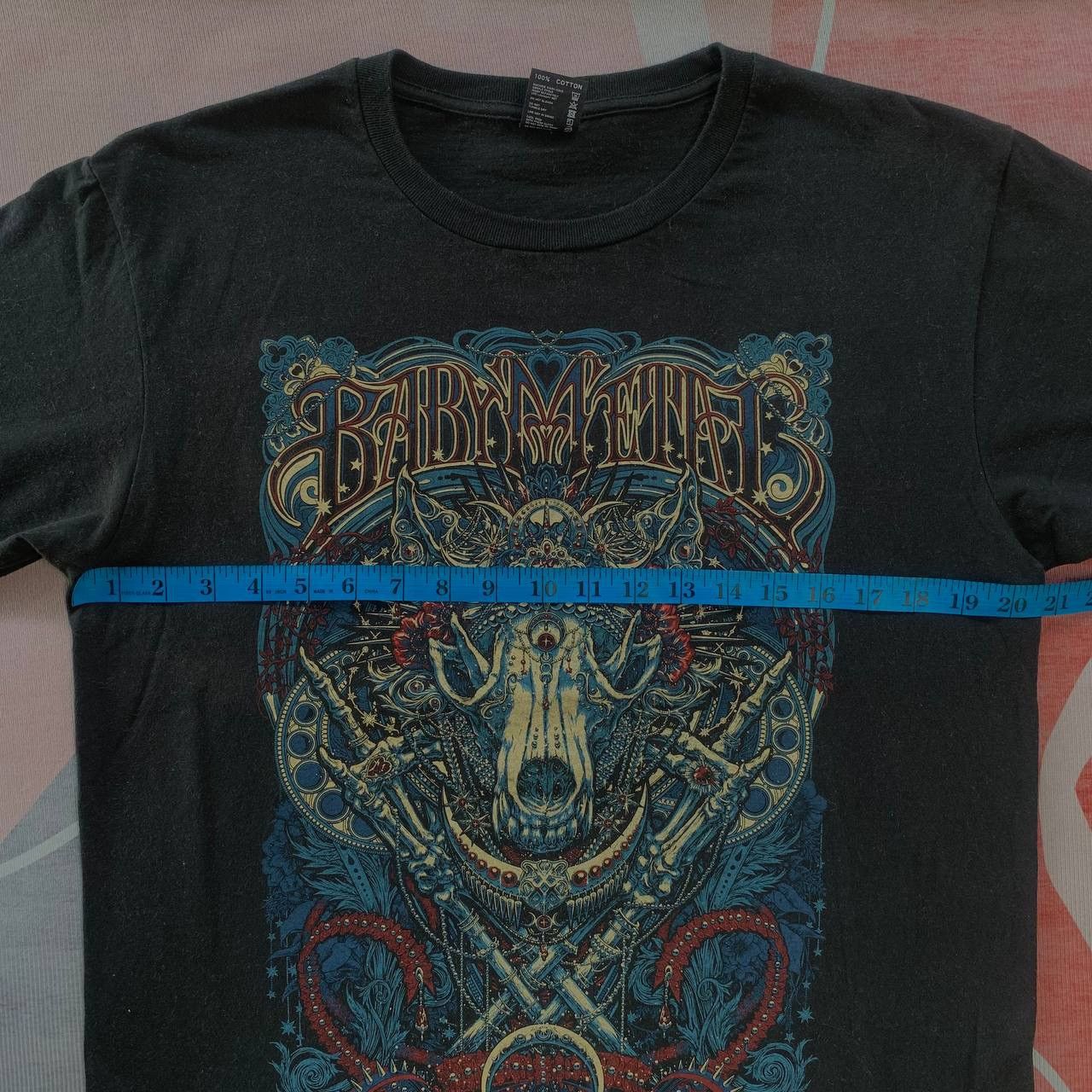 Band Tees Japanese Metal Band BABYMETAL Big Print T-shirt Size US L / EU 52-54 / 3 - 9 Thumbnail