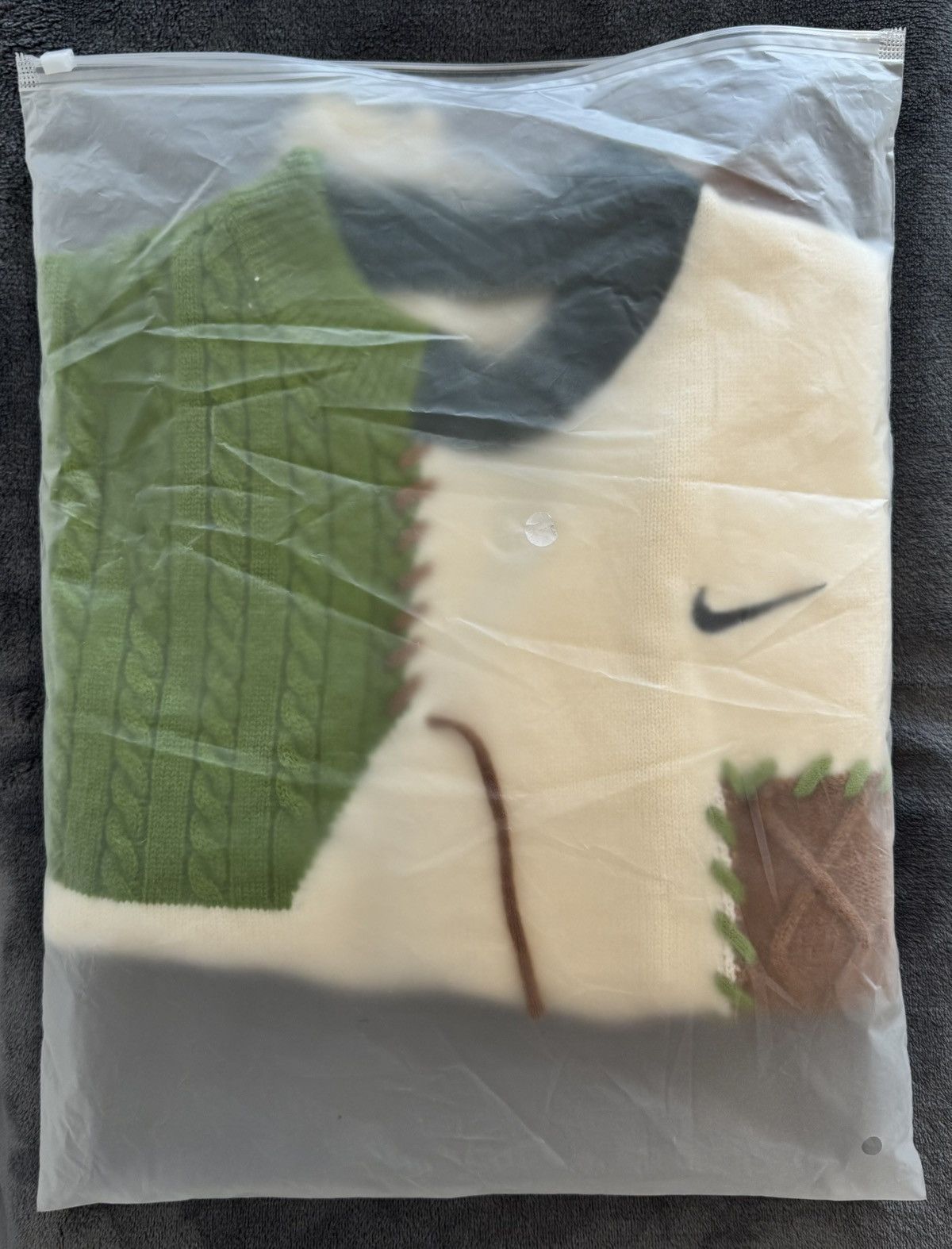 Nike Swoosh Knit Sweatshirt Size M / US 6-8 / IT 42-44 - 7 Thumbnail