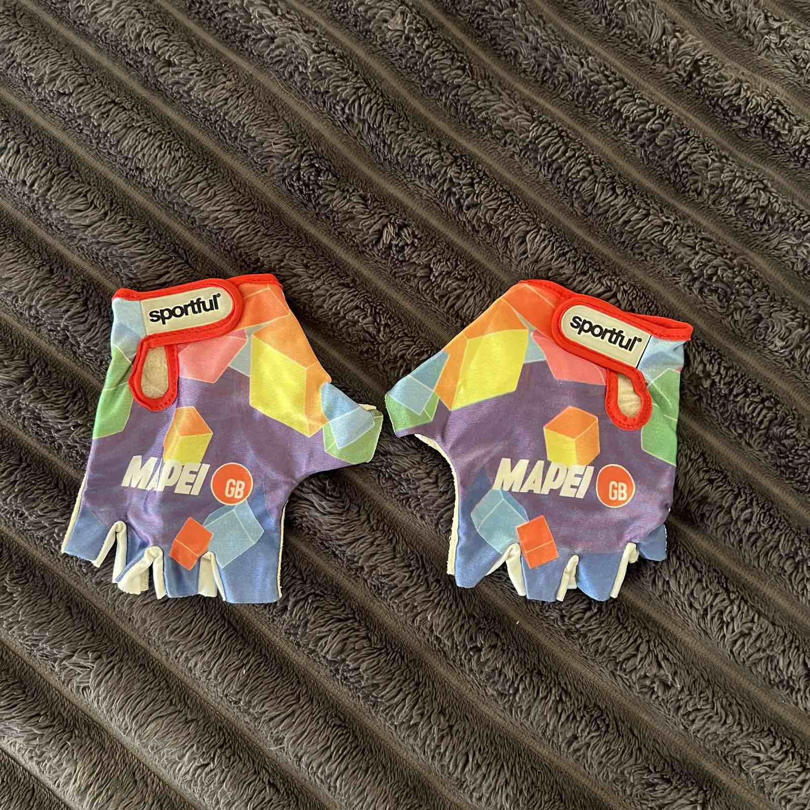 Other Vintage Bike mittens mapei 90s Size ONE SIZE - 2 Thumbnail