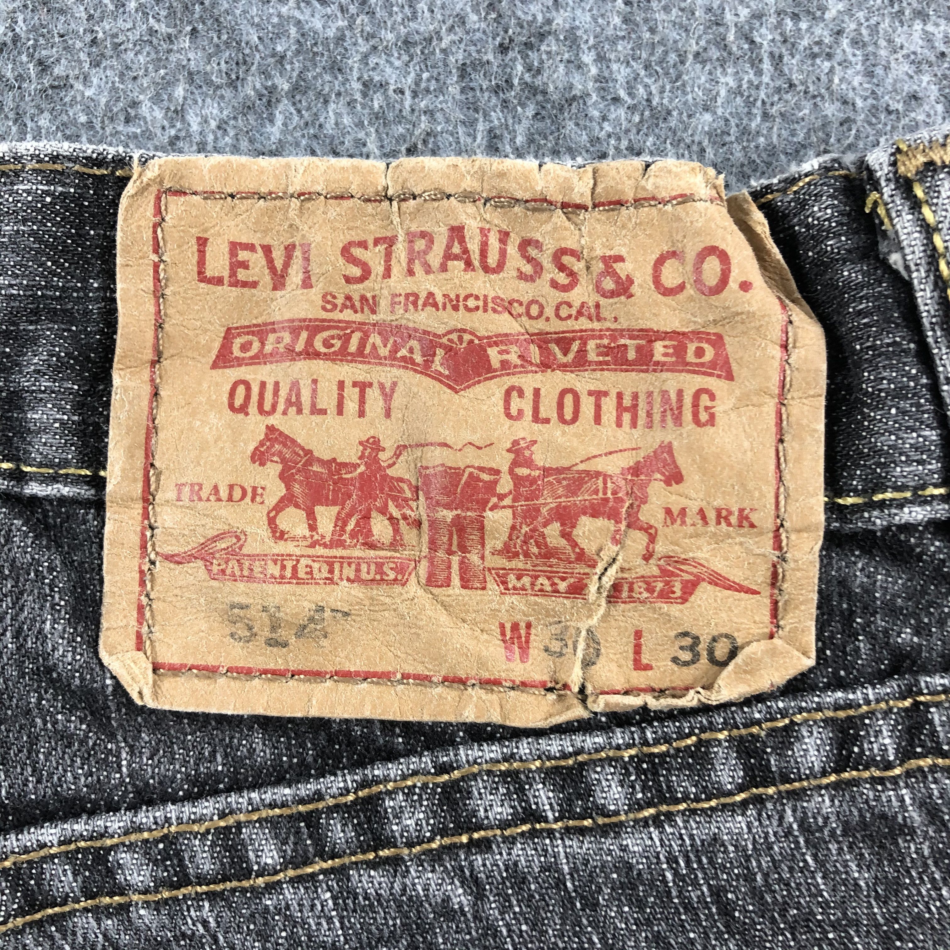 Levi's Vintage Faded Black Levis 514 Jeans-J2620 Size US 30 / EU 46 - 5 Thumbnail