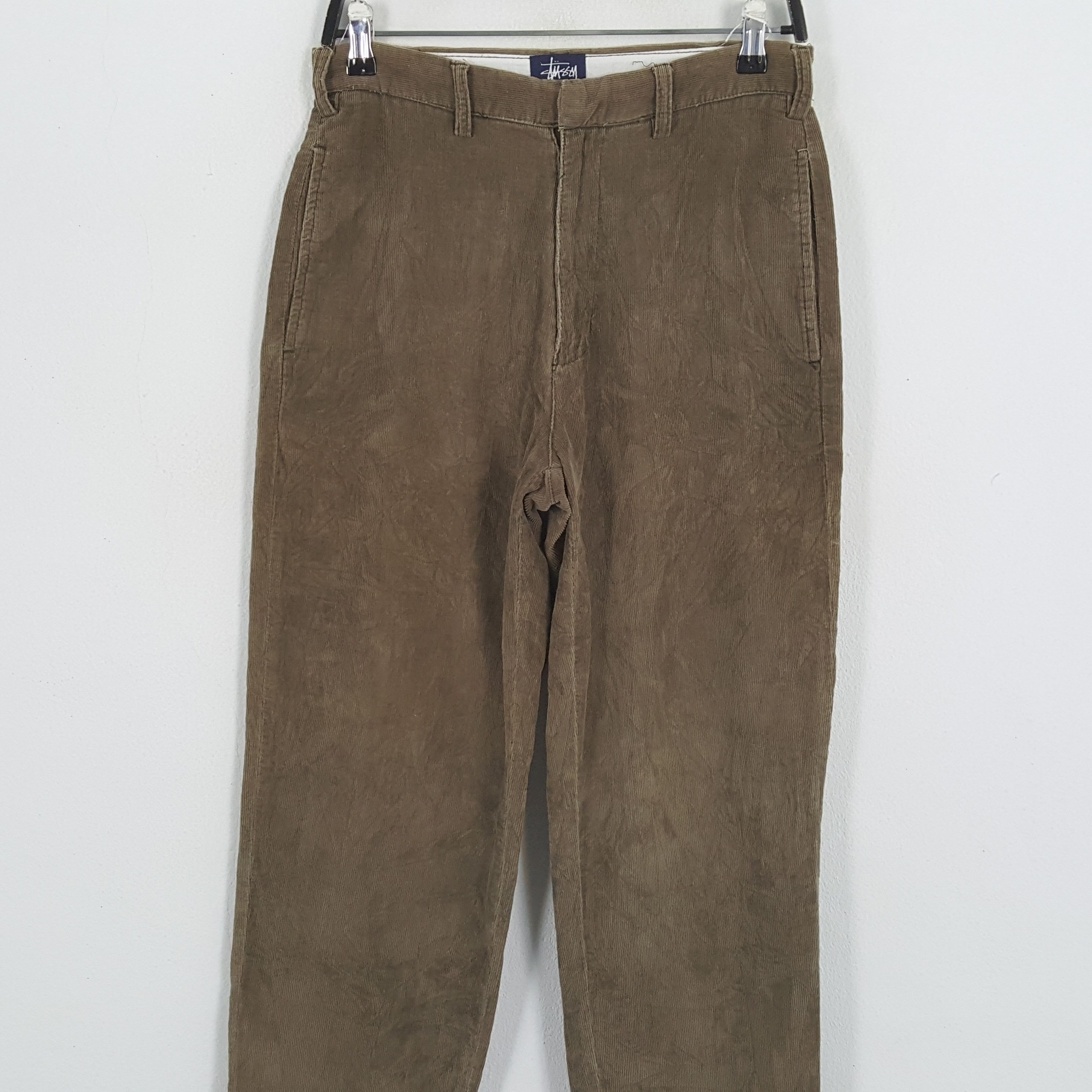 Stussy × Vintage STUSSY Streetwear Style Custom Art Velvet Pants Size US 29 - 5 Thumbnail